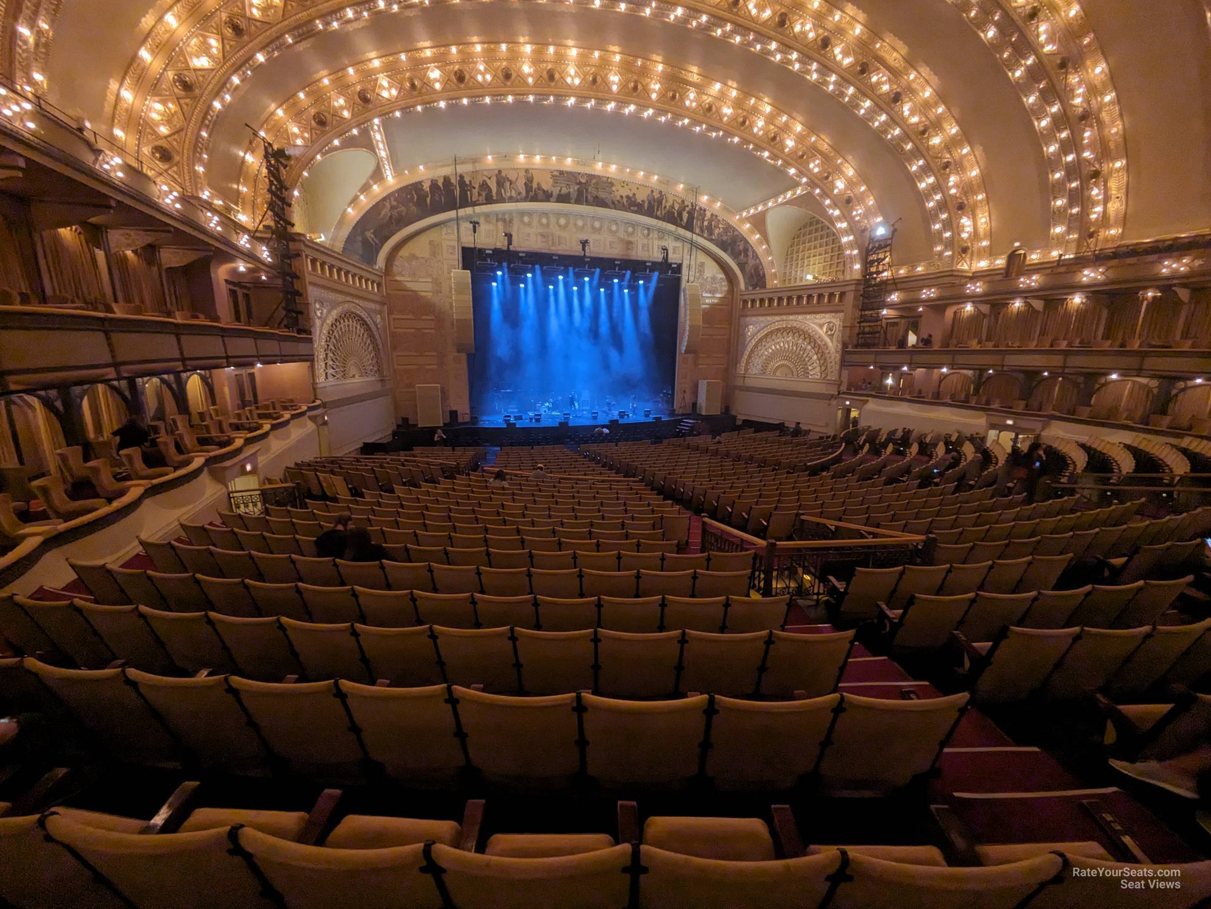 drs l, row gg seat view  - auditorium theatre