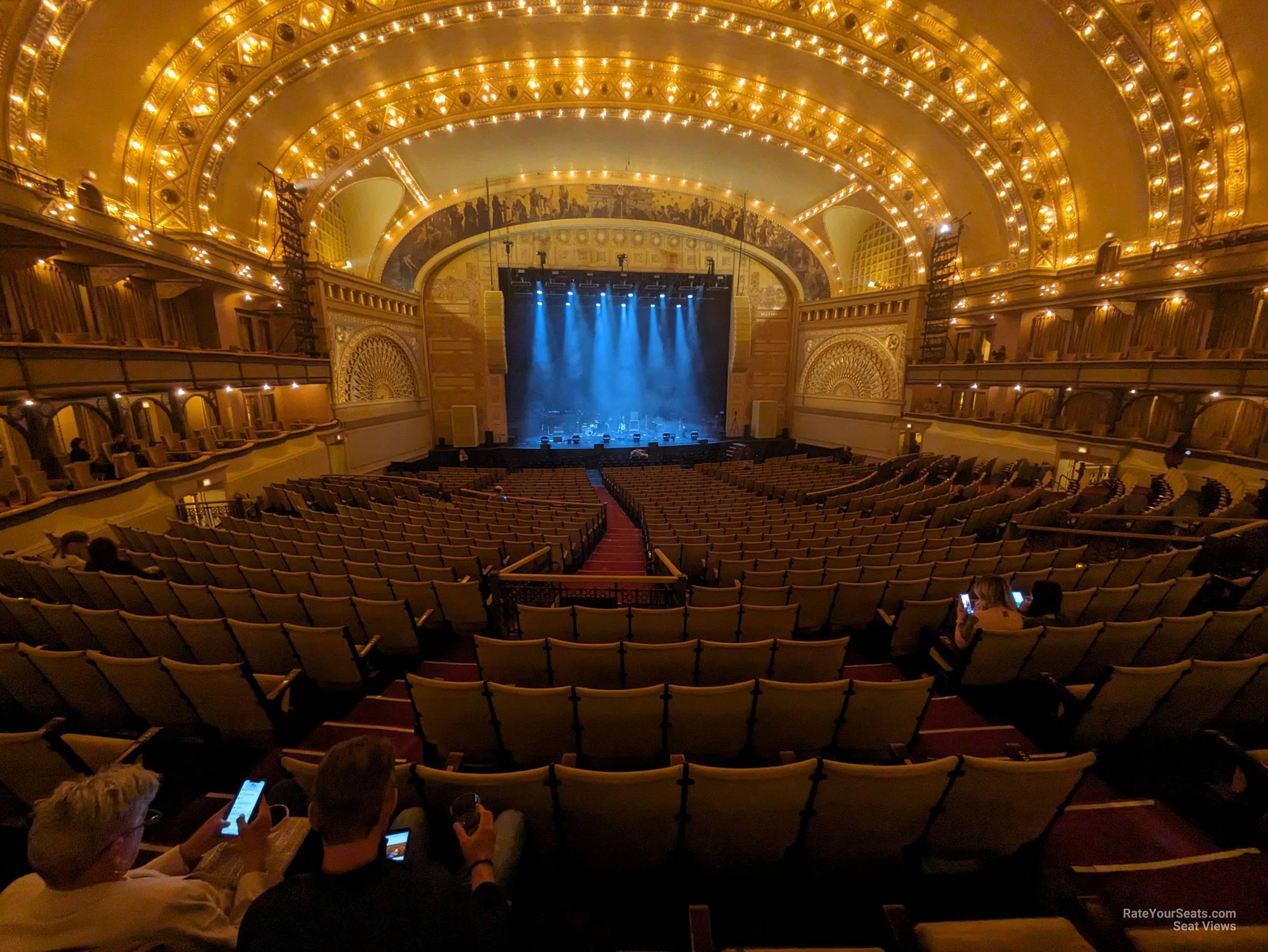 drs lc, row gg seat view  - auditorium theatre