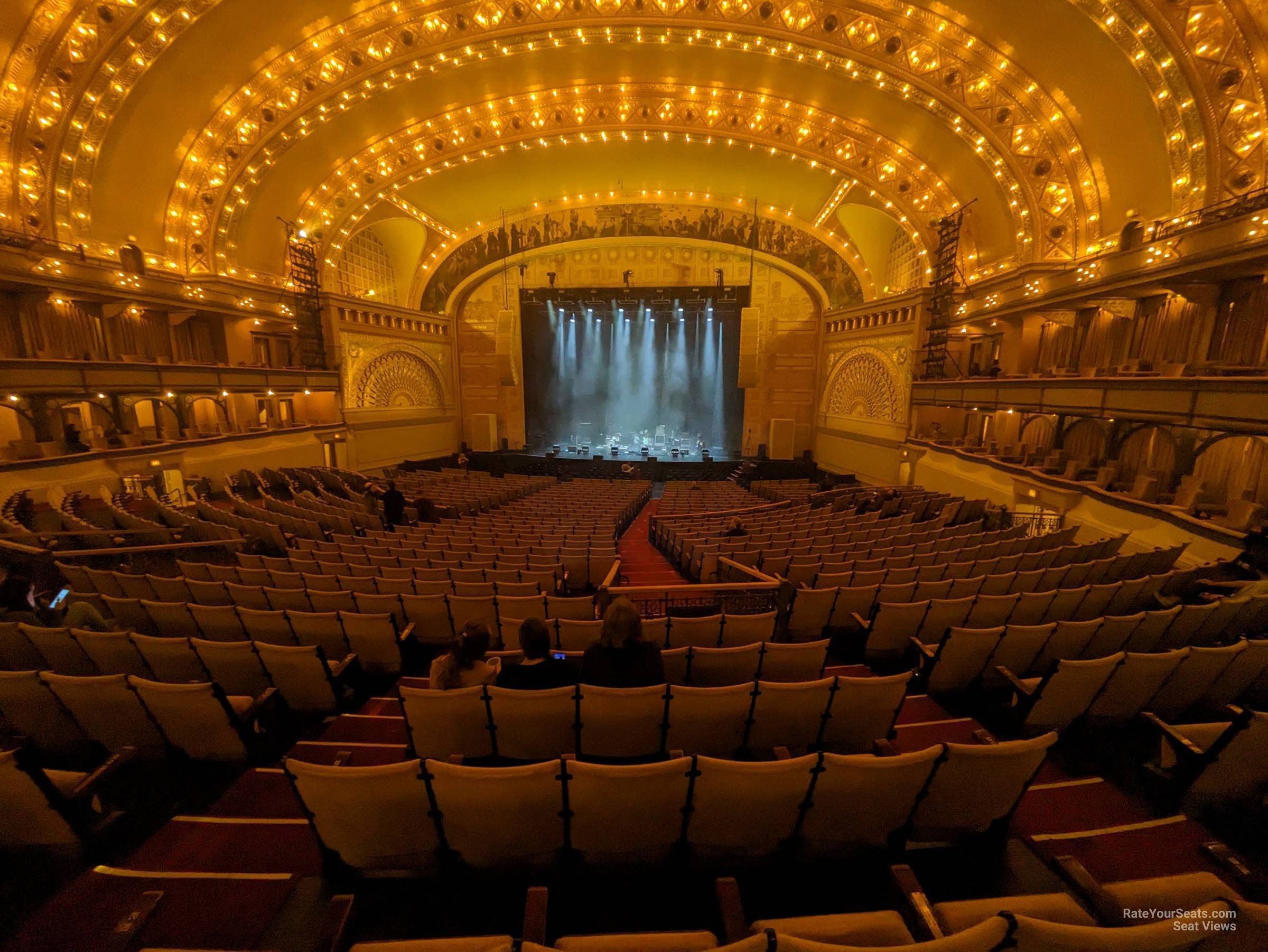 drs rc, row gg seat view  - auditorium theatre