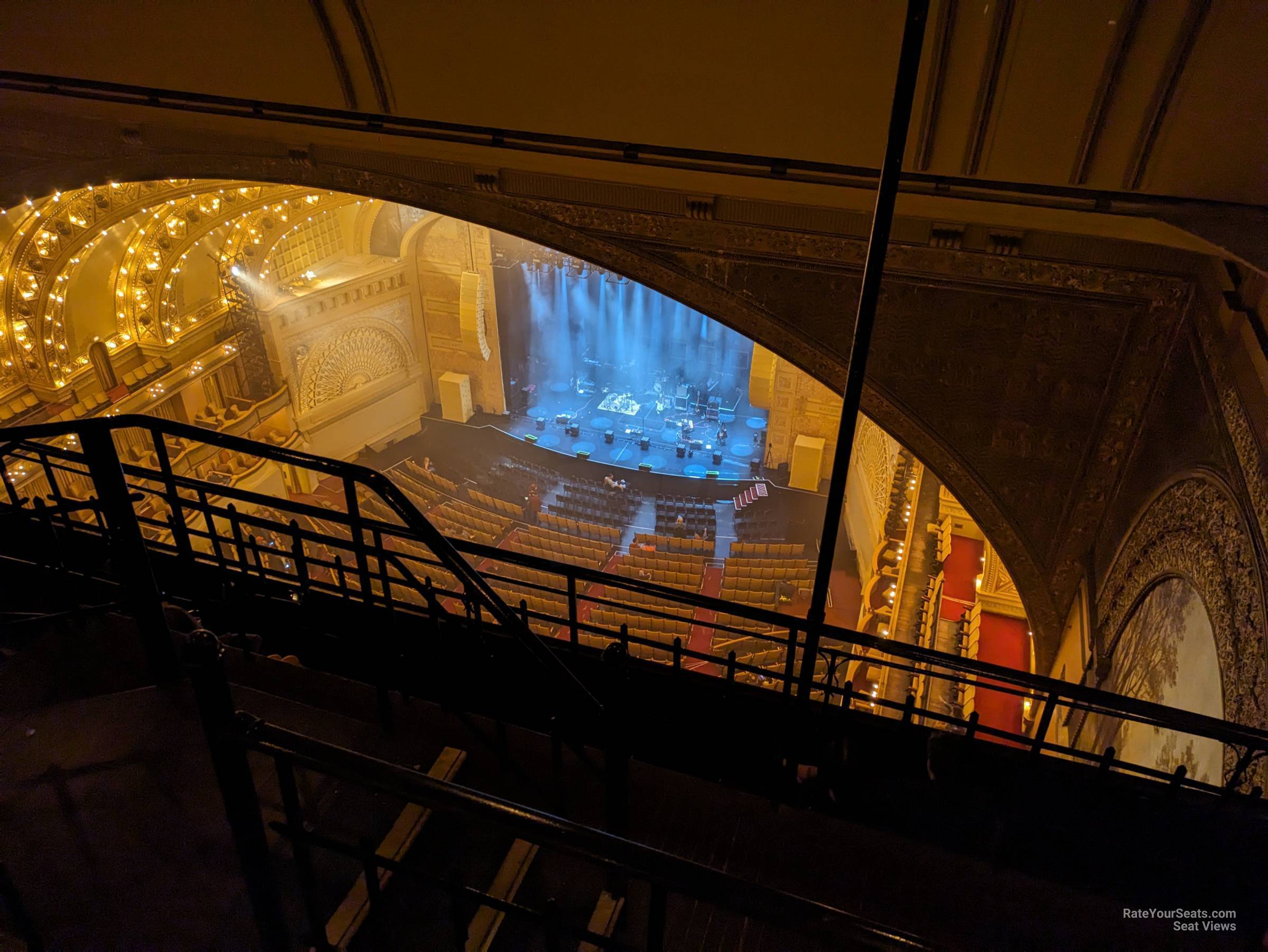 gal fr, row e seat view  - auditorium theatre