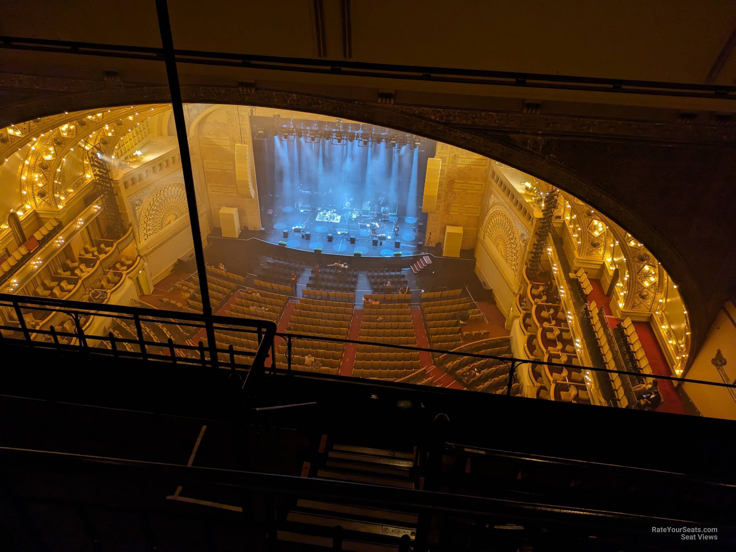 gal rc, row e seat view  - auditorium theatre