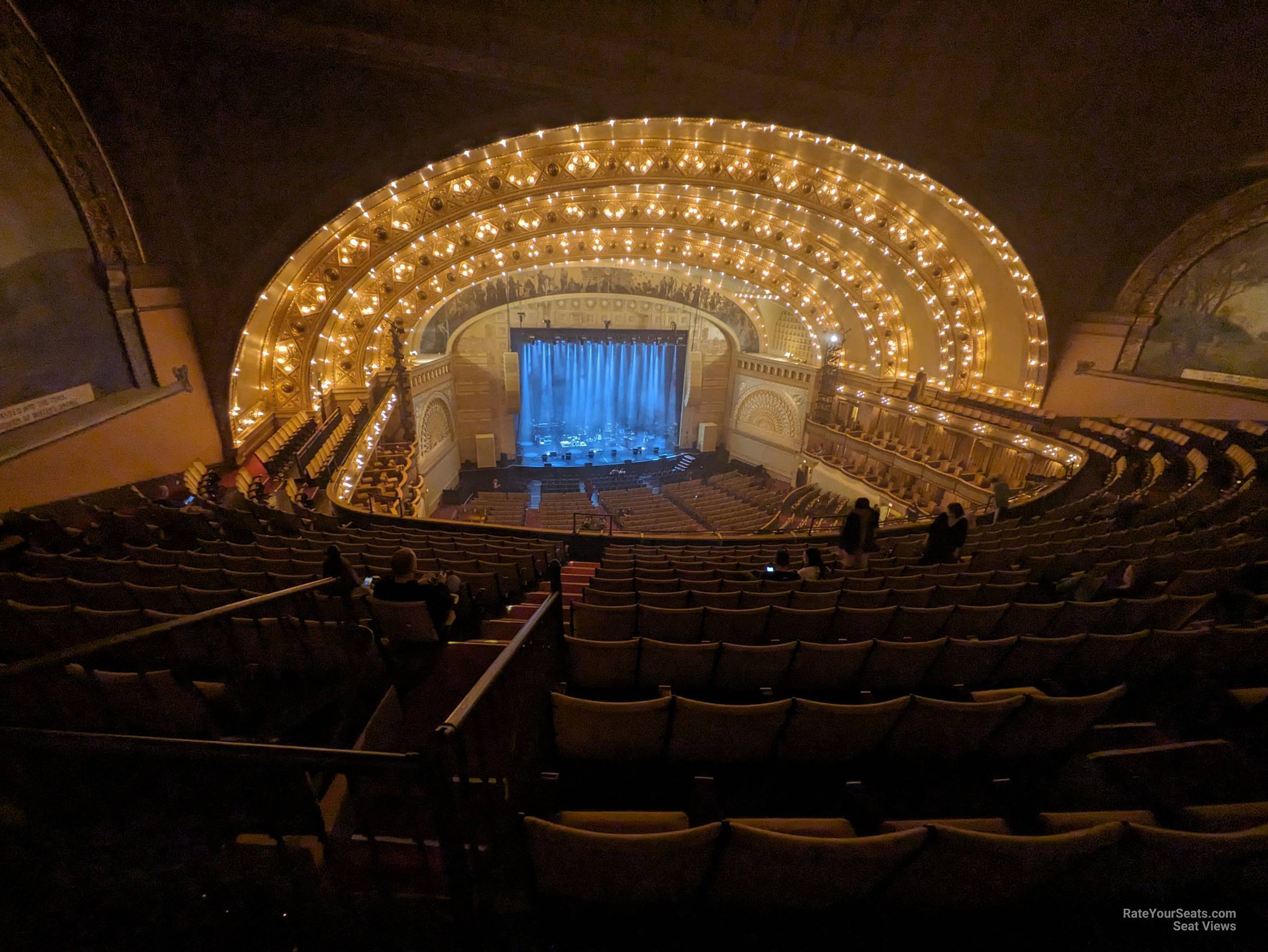 mblc lc, row m seat view  - auditorium theatre