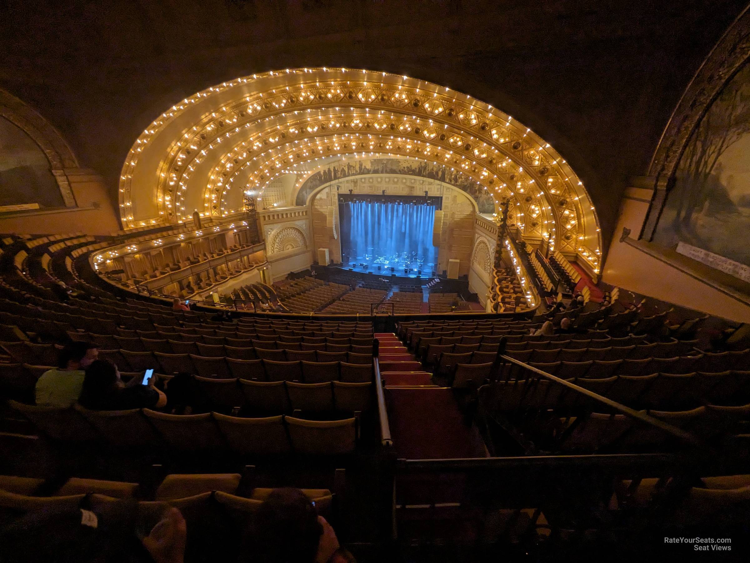 mblc rc, row m seat view  - auditorium theatre