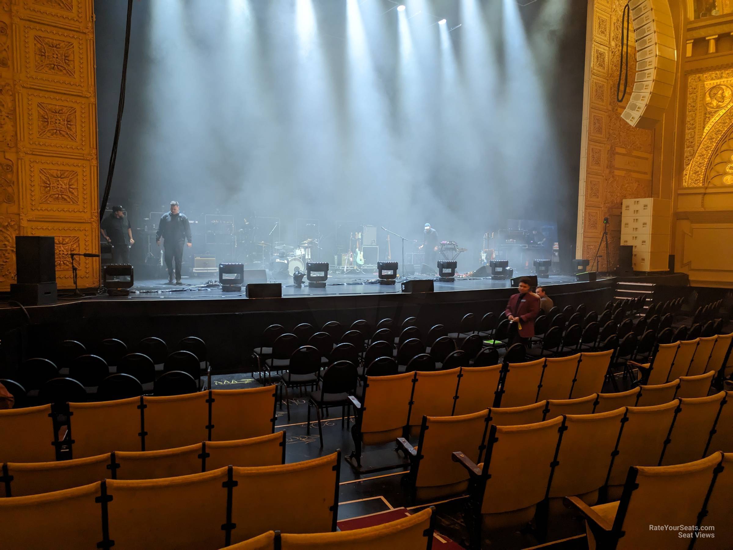 orch l, row h seat view  - auditorium theatre