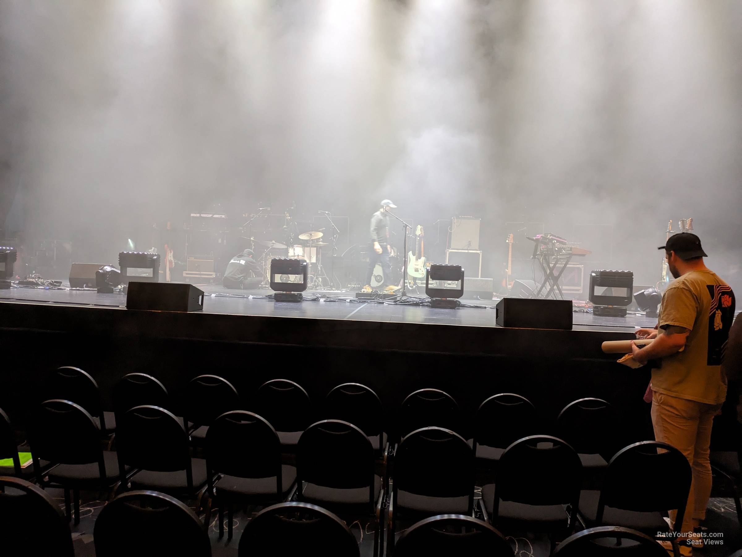 pit c, row ddd seat view  - auditorium theatre