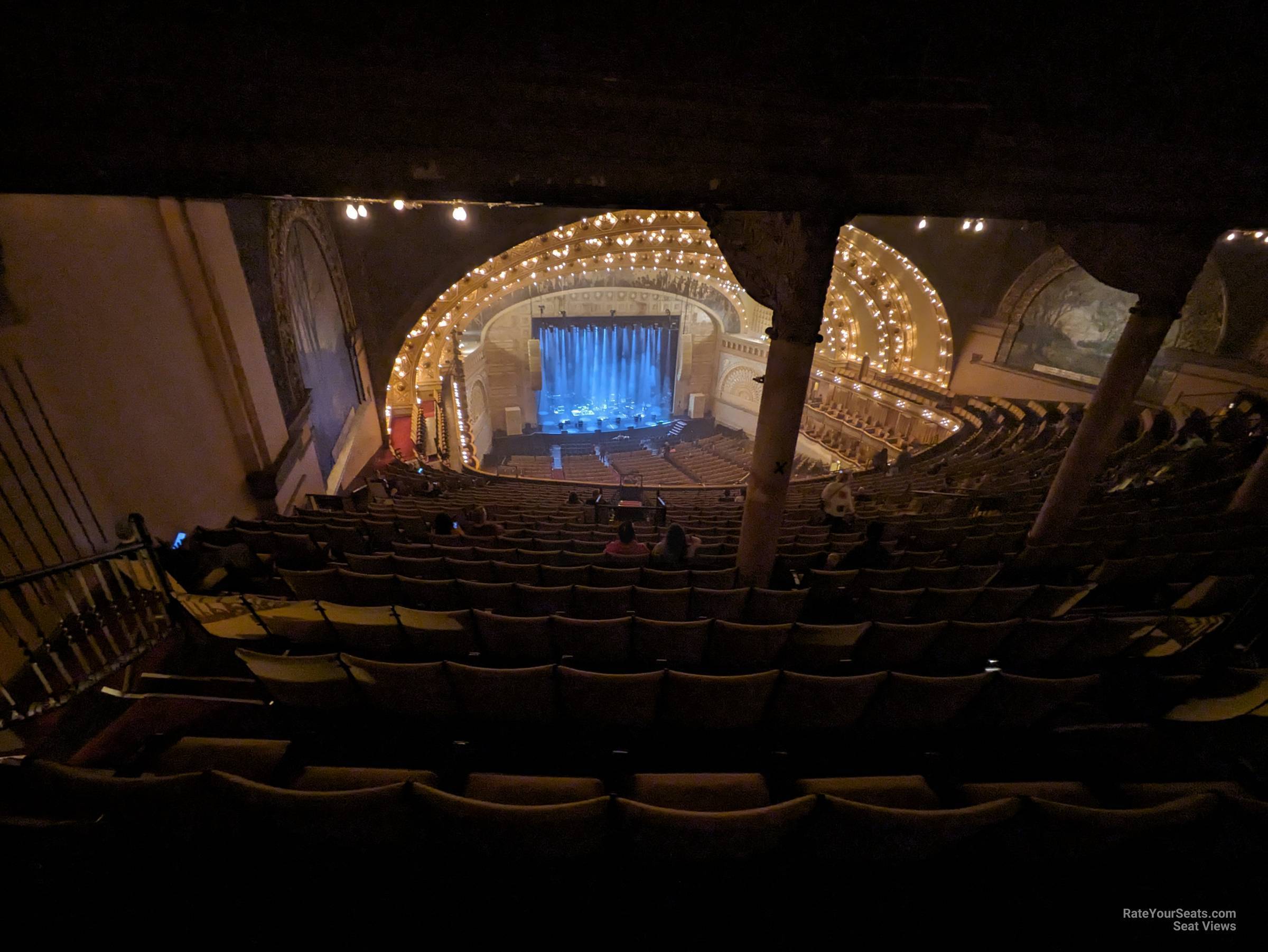 rblc l, row v seat view  - auditorium theatre