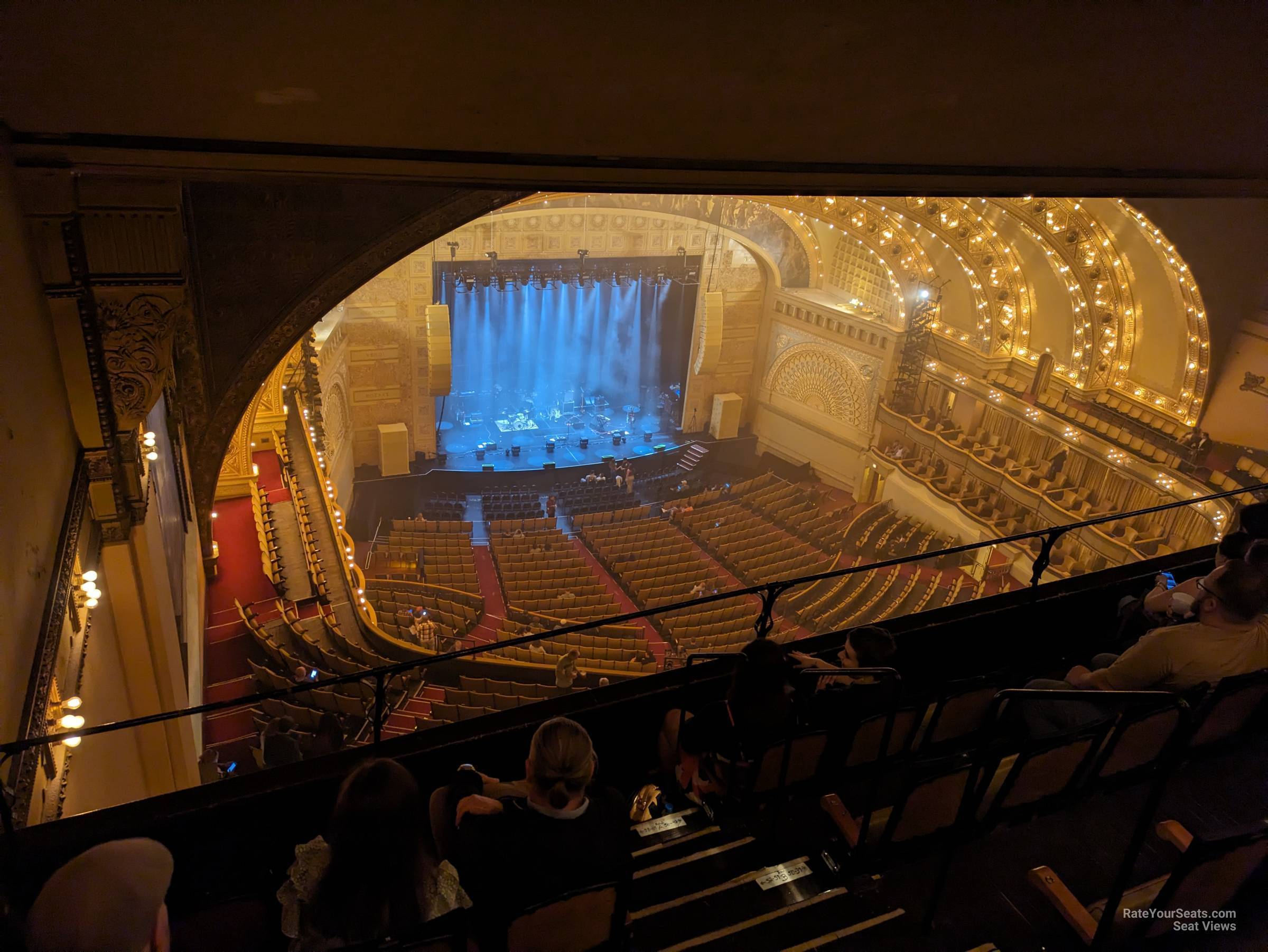 ublc fl, row e seat view  - auditorium theatre