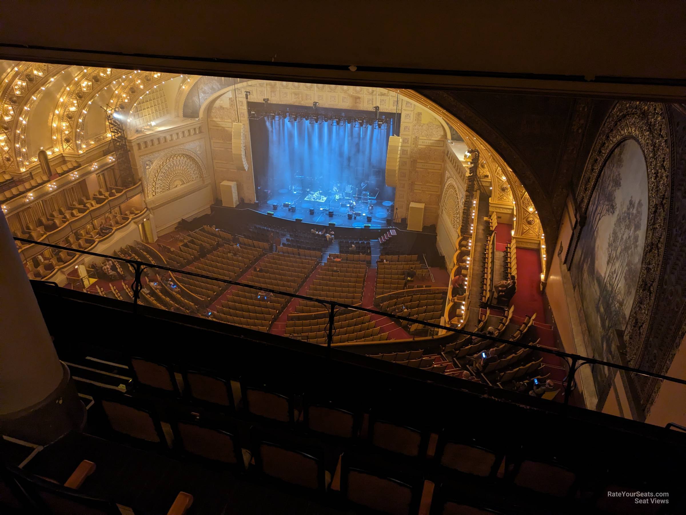 ublc r, row e seat view  - auditorium theatre