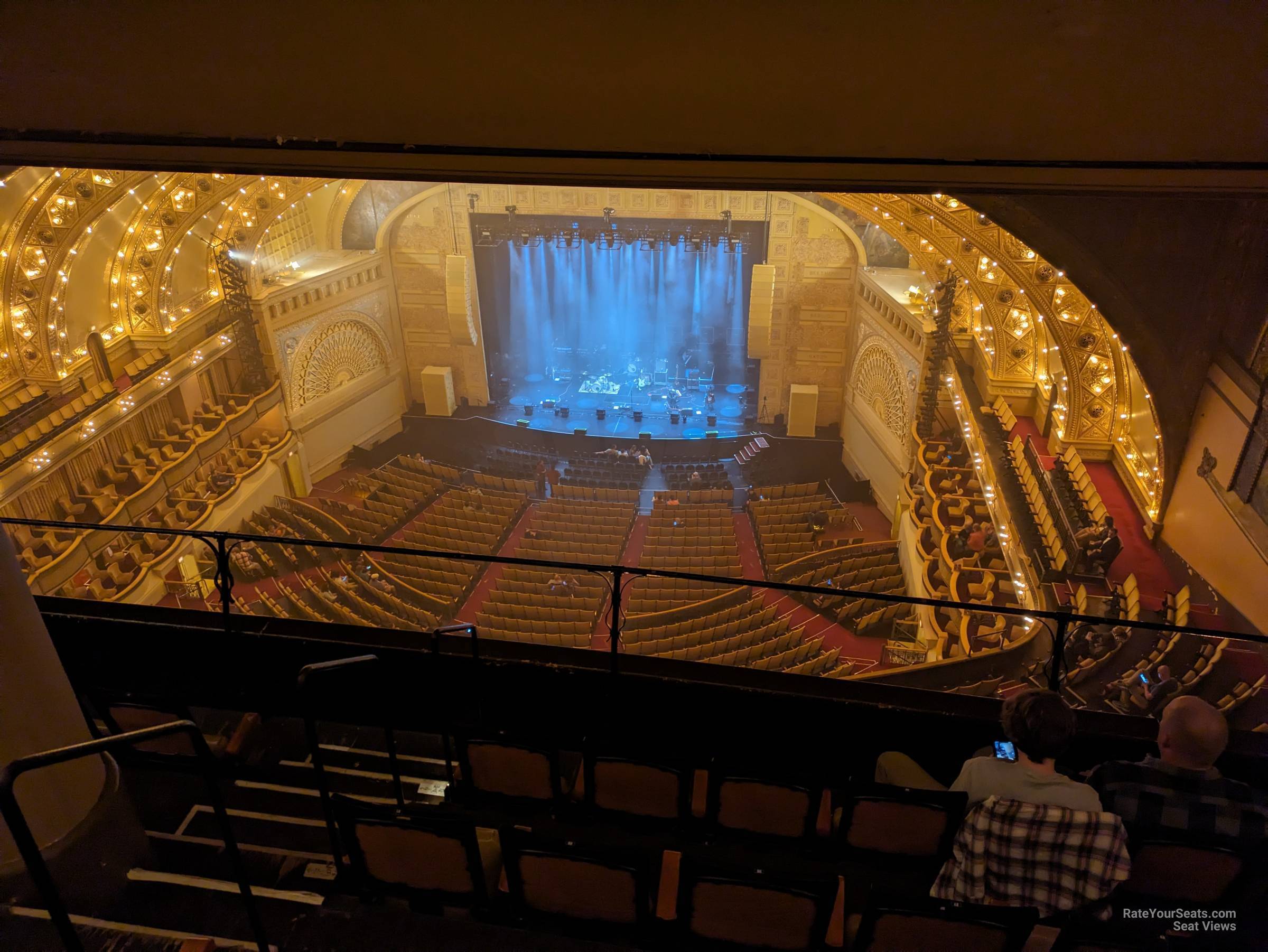 ublc rc, row e seat view  - auditorium theatre