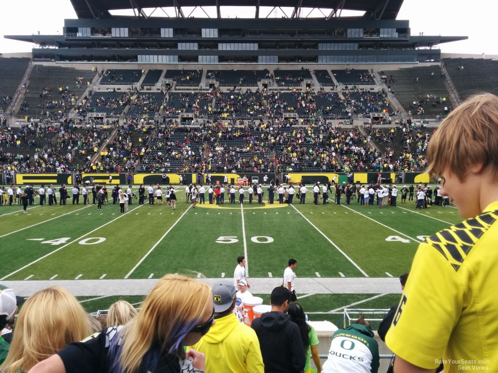 Autzen Stadium Section 10 Rateyourseats Seat View For Autzen Stadium Section 10