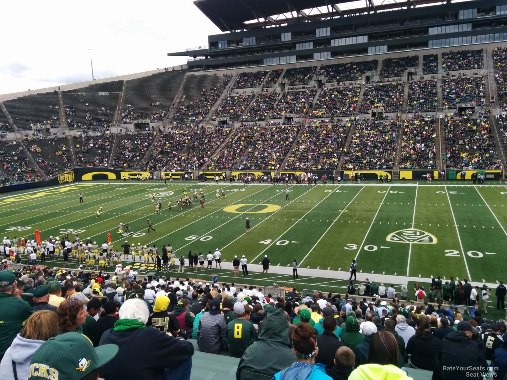 section 10, row 40 seat view  - autzen stadium