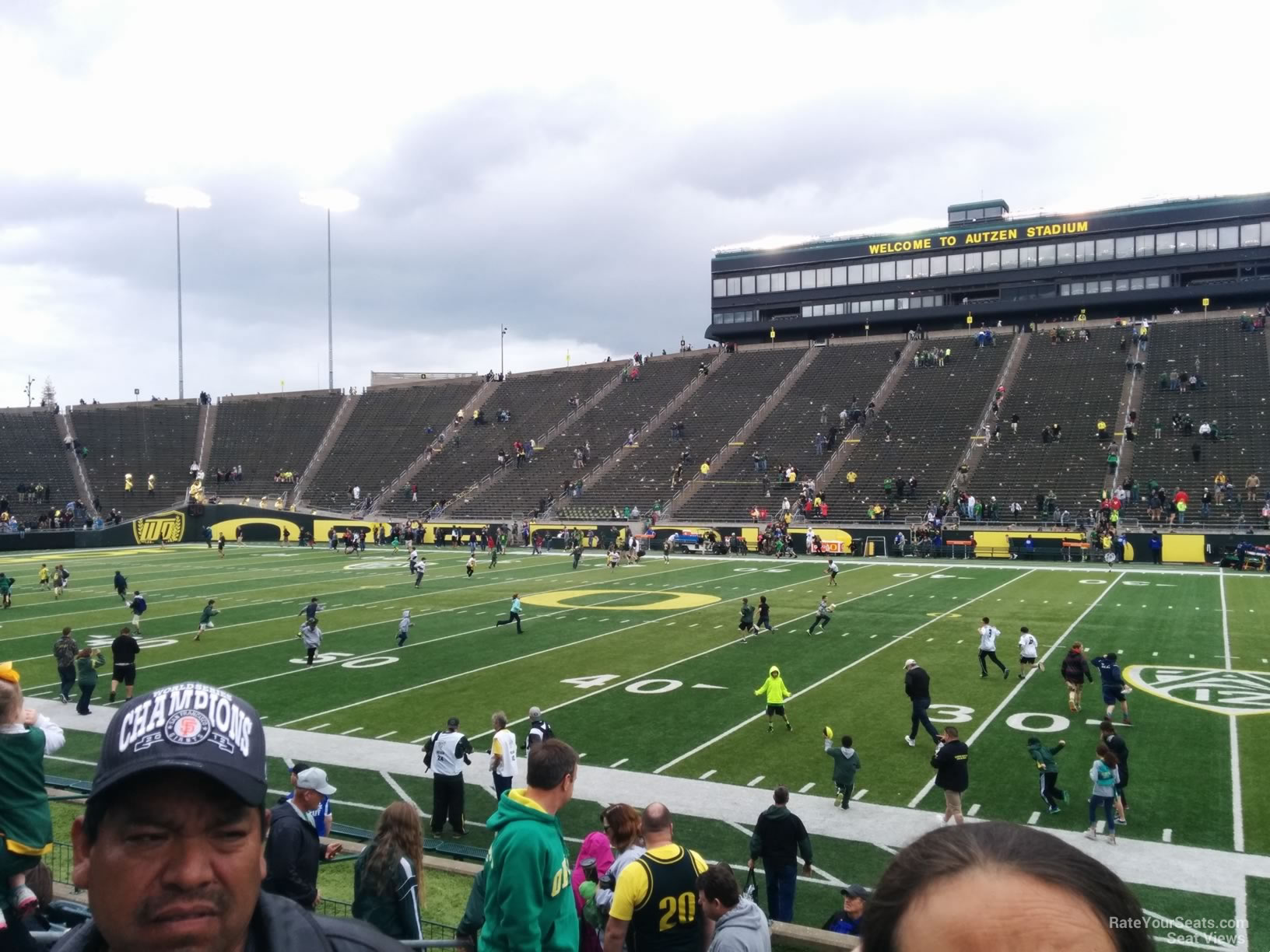 section 29, row 10 seat view  - autzen stadium