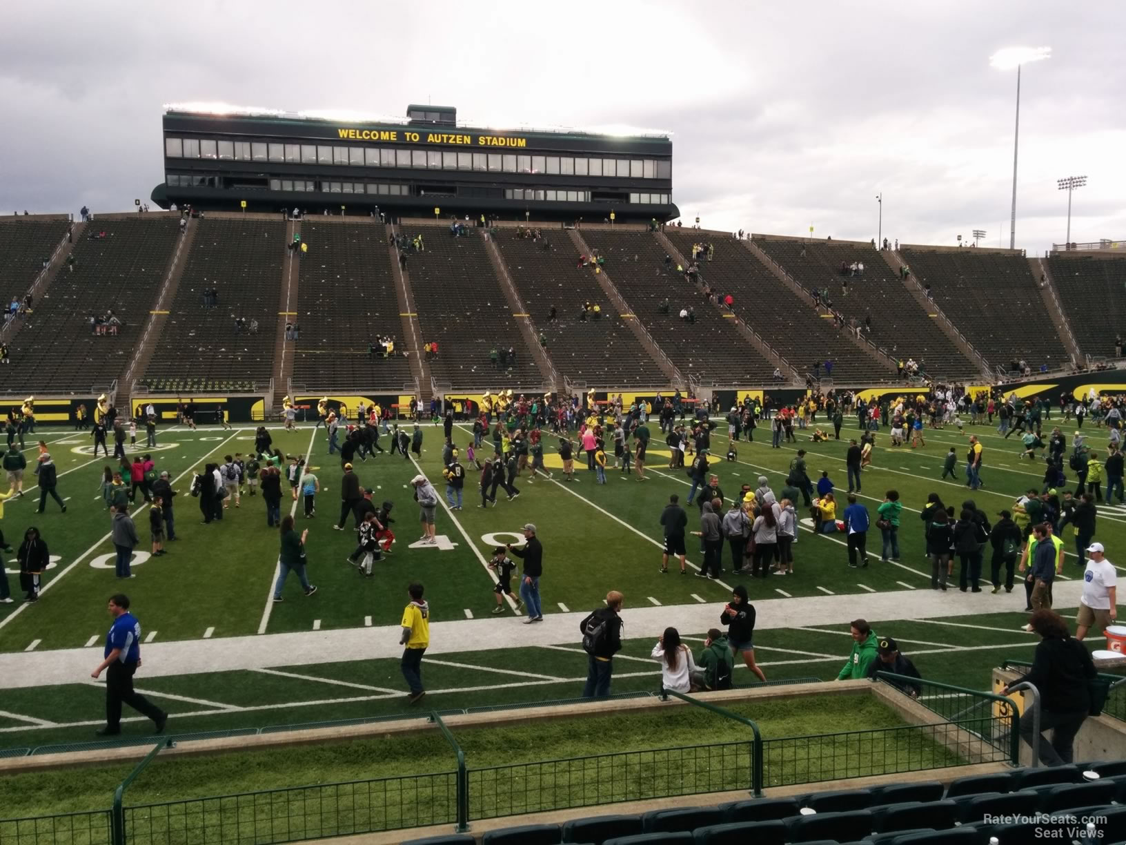 section 32, row 10 seat view  for football - autzen stadium