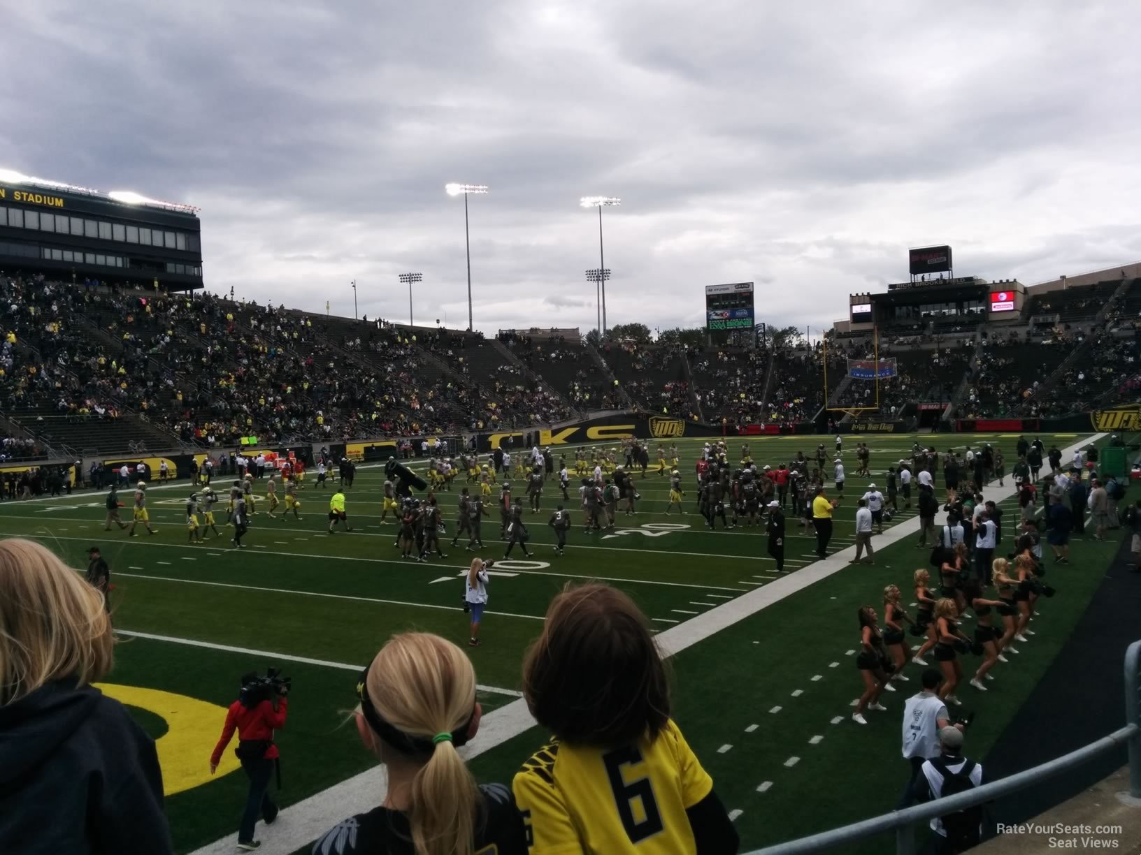 section 37, row 10 seat view  - autzen stadium