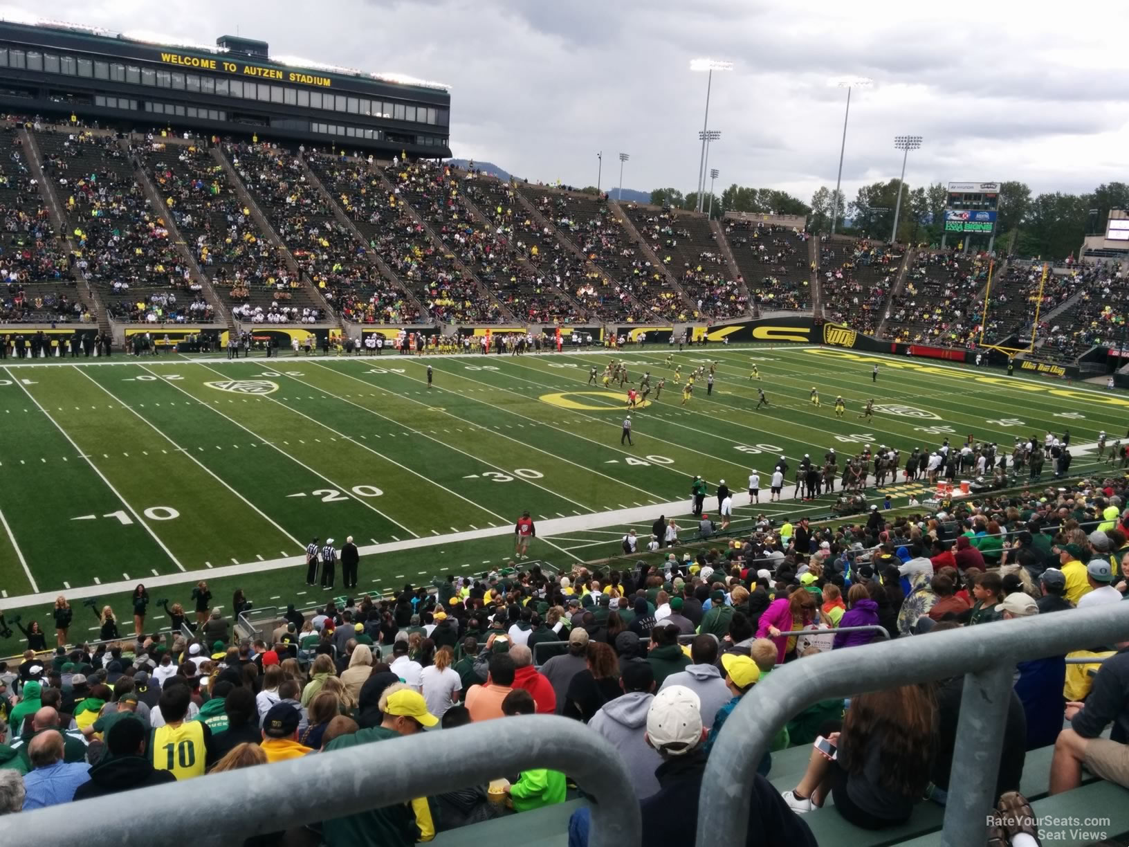 section 38, row 40 seat view  - autzen stadium