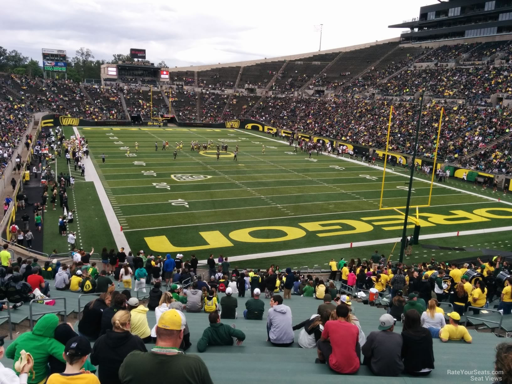 section 4, row 40 seat view  - autzen stadium