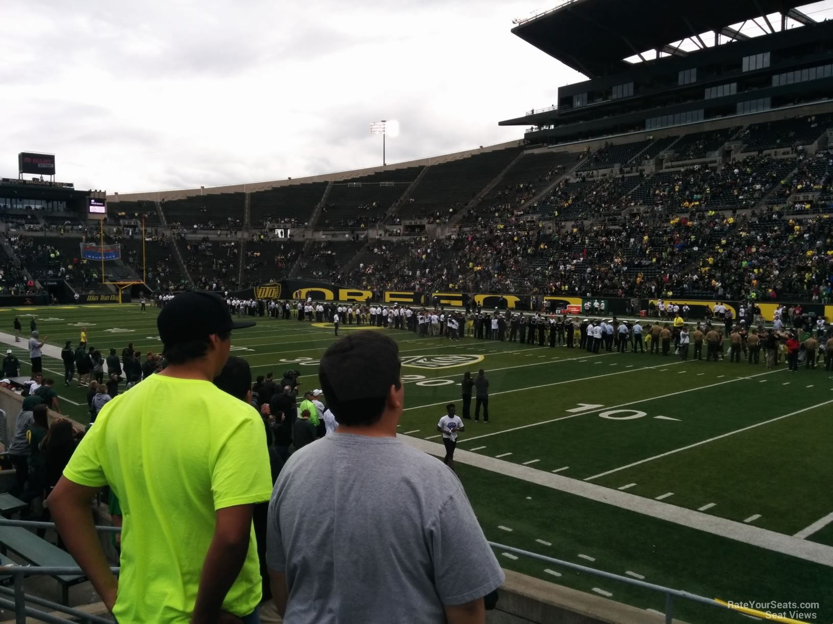 autzen stadium section 5 rateyourseats com interactive autzen stadium seating chart