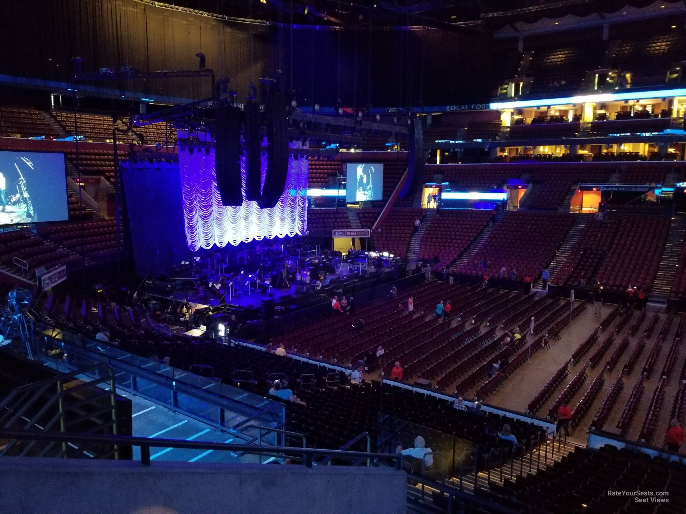 BB&T Center Section 118 Concert Seating