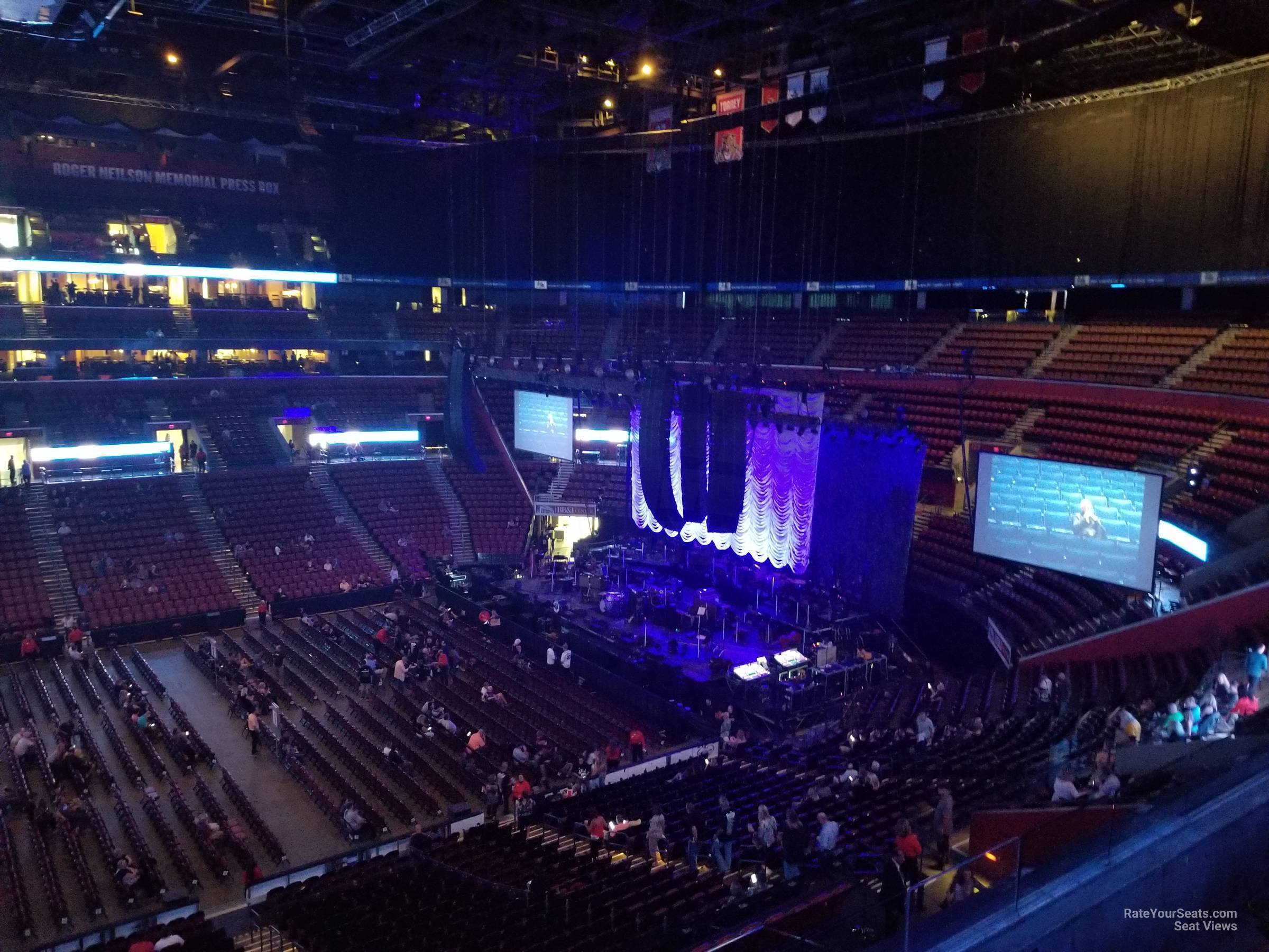 club c1, row 3 seat view  for concert - amerant bank arena