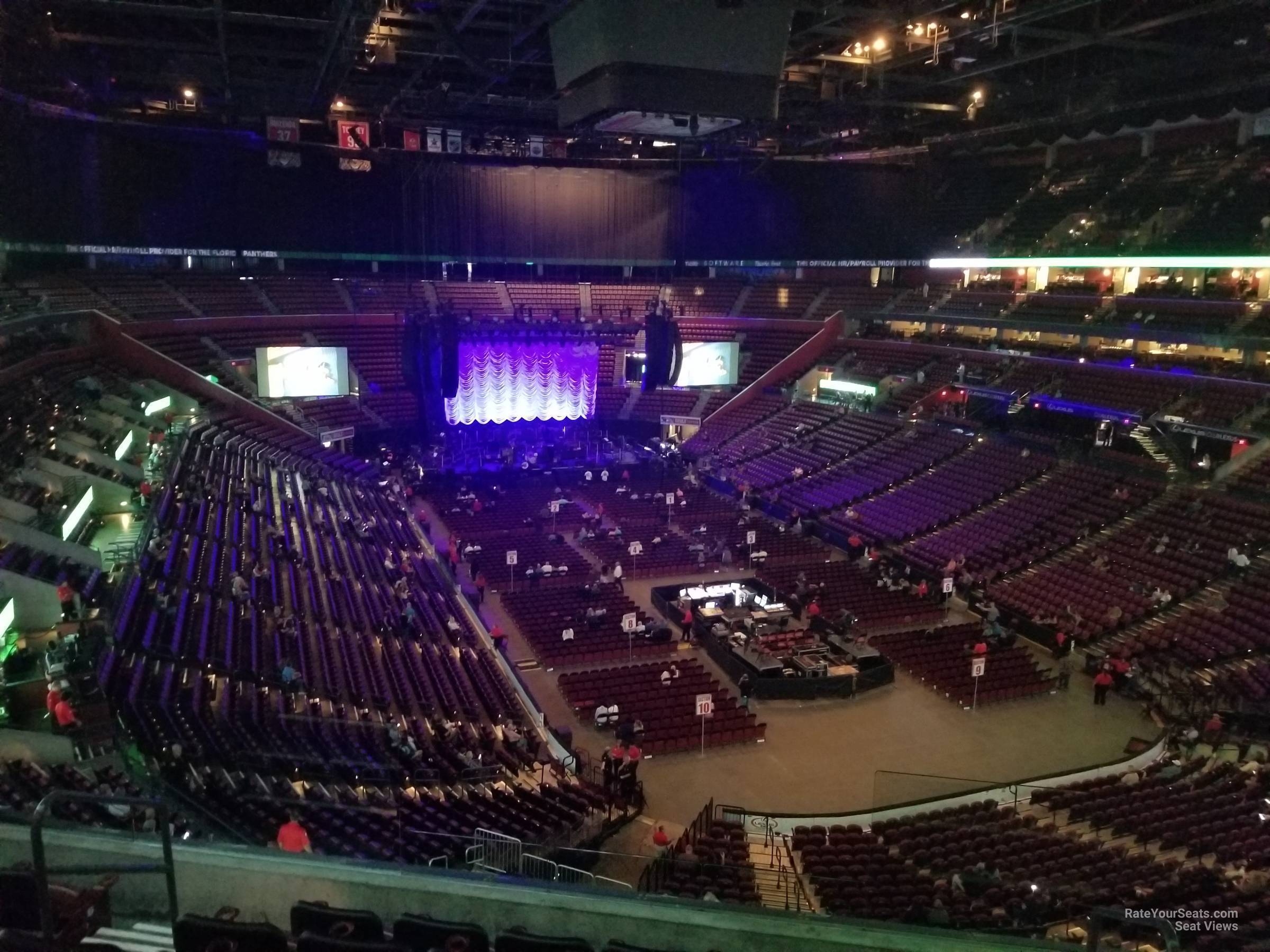 club c12, row 6 seat view  for concert - amerant bank arena