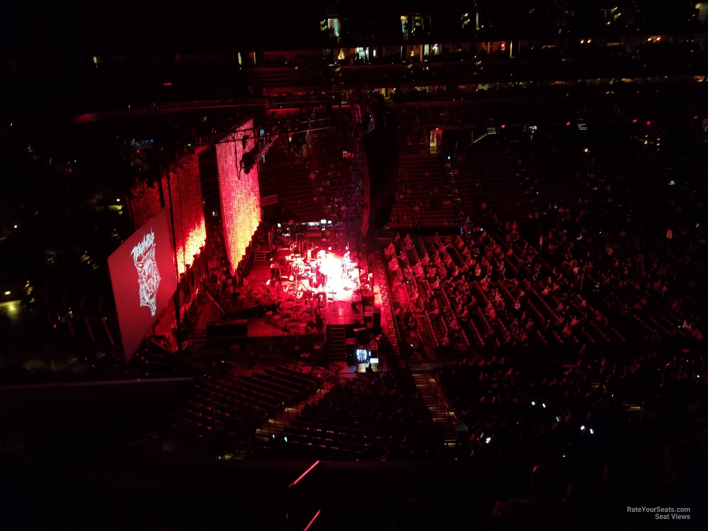 club c20, row 3 seat view  for concert - amerant bank arena