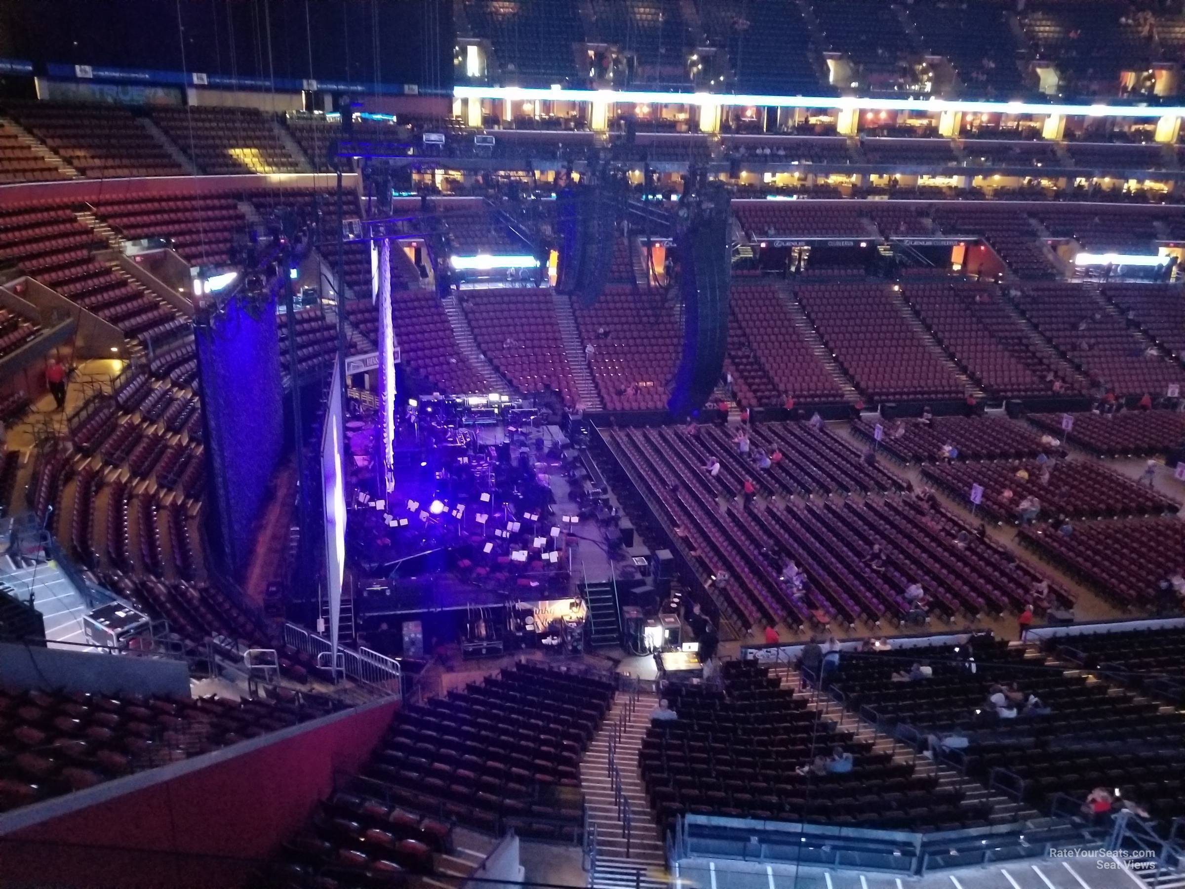club c21, row 3 seat view  for concert - amerant bank arena
