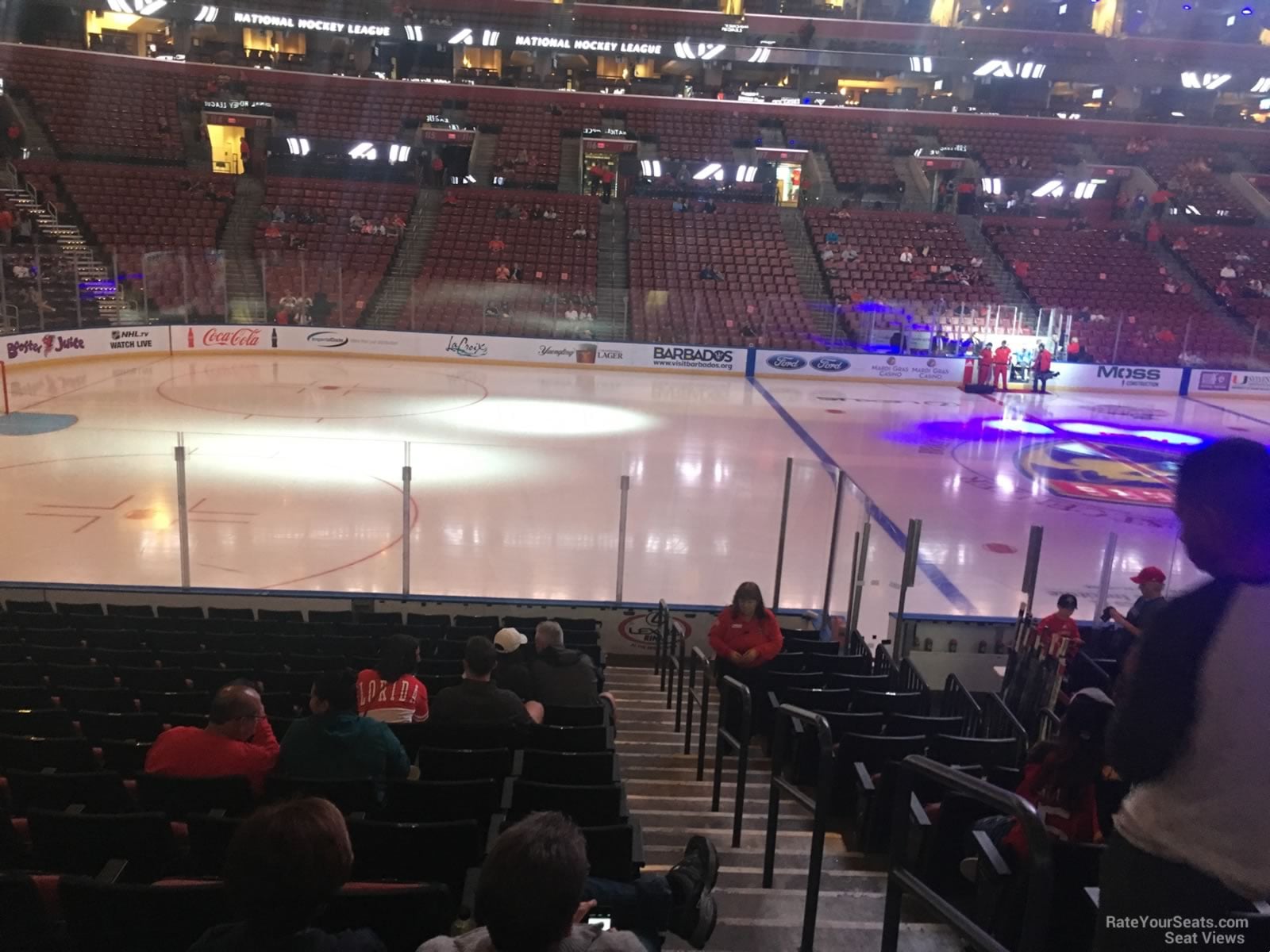 section 102, row 13 seat view  for hockey - amerant bank arena