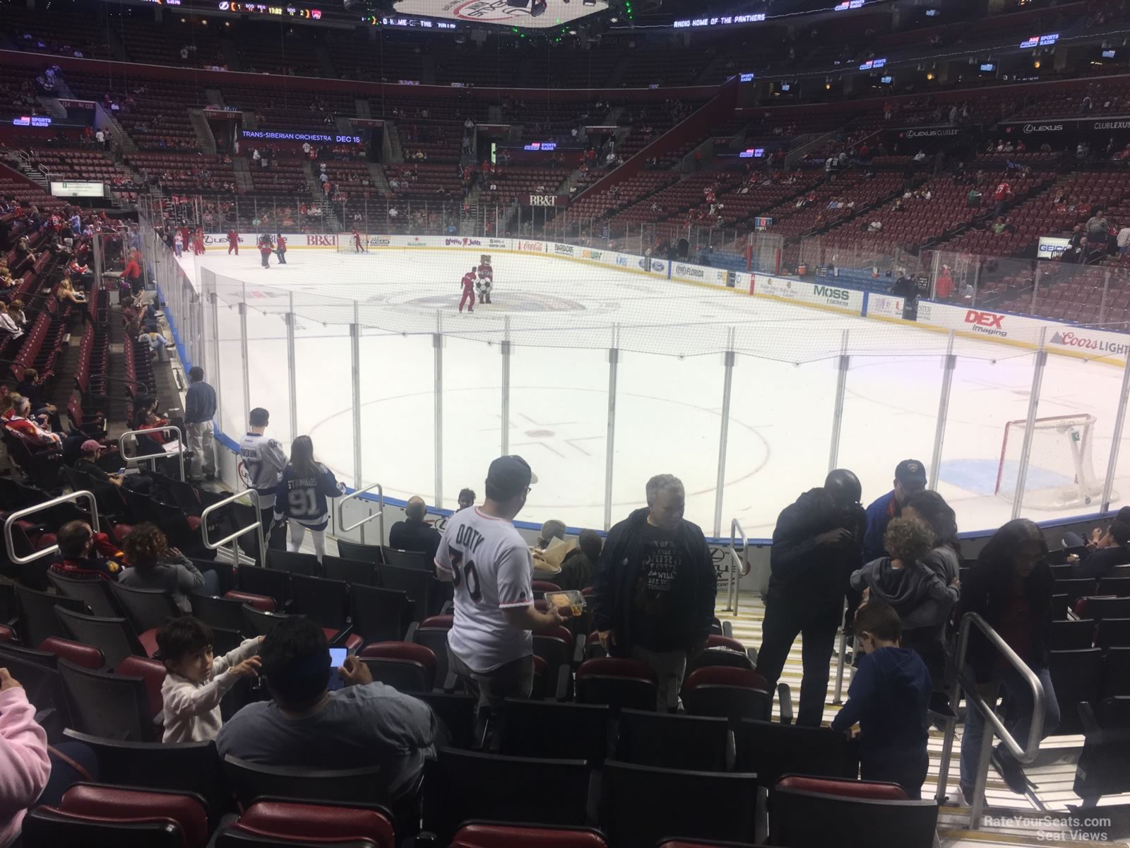 bb t center section 112 florida panthers rateyourseats com bb t center panthers seating chart
