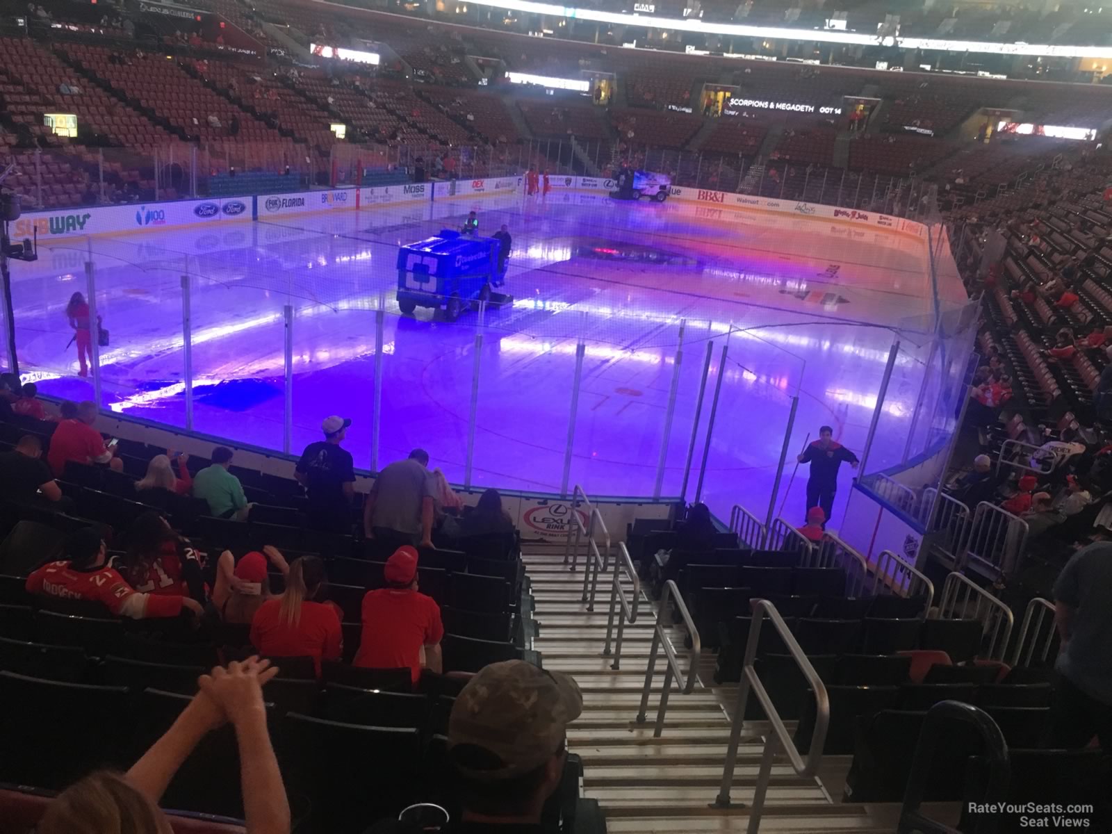 section 125, row 13 seat view  for hockey - amerant bank arena