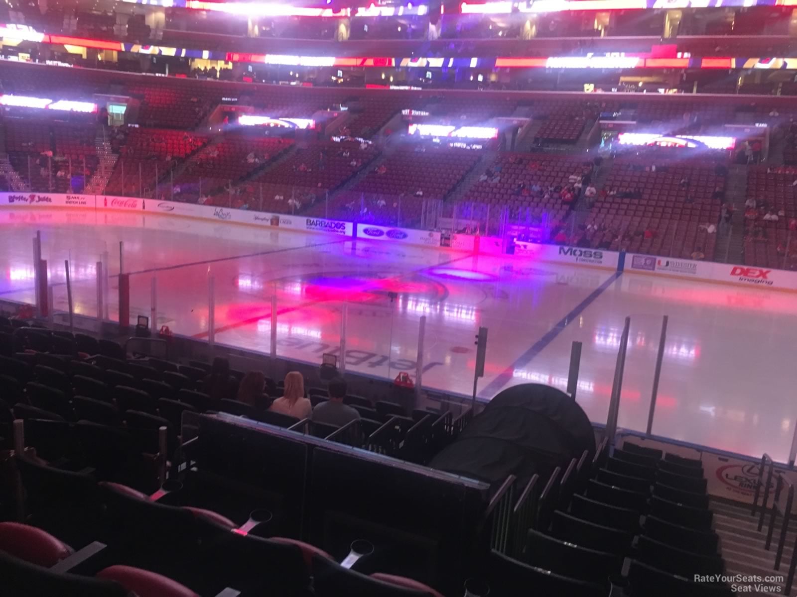 section 134, row 13 seat view  for hockey - amerant bank arena