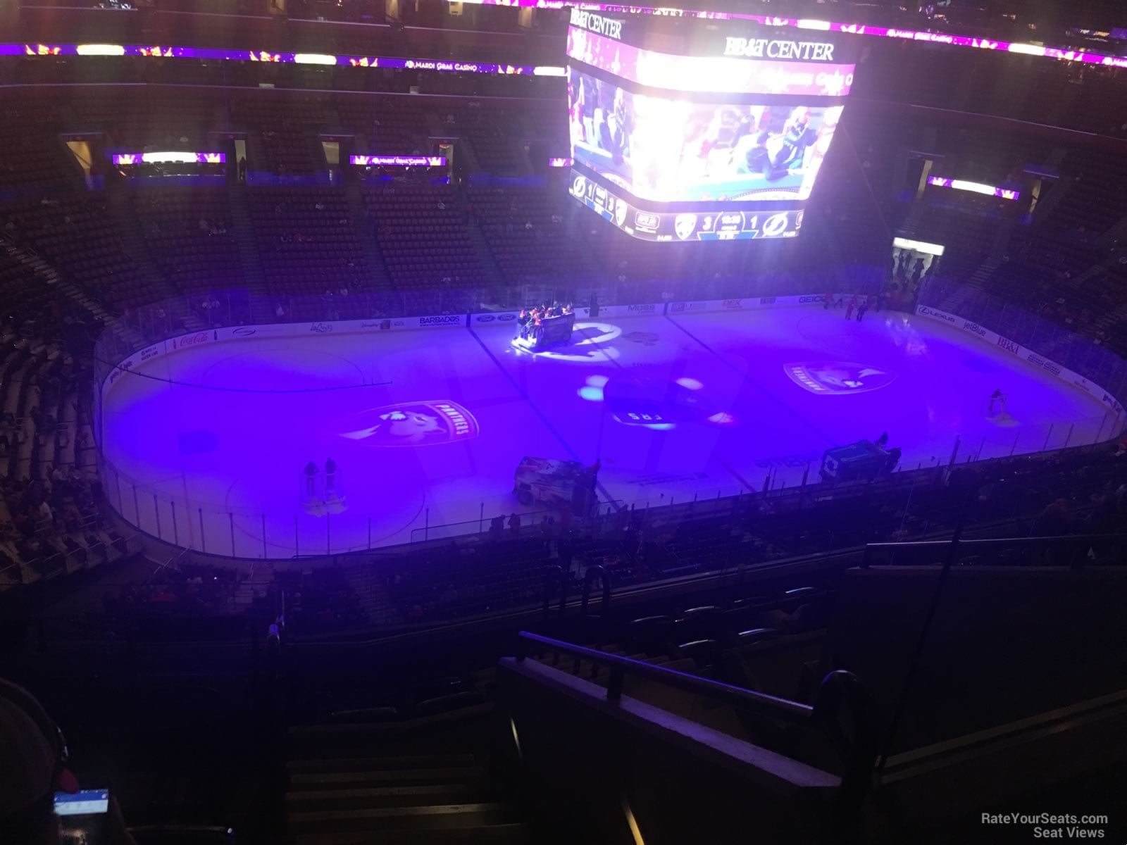 section 304, row 8 seat view  for hockey - amerant bank arena