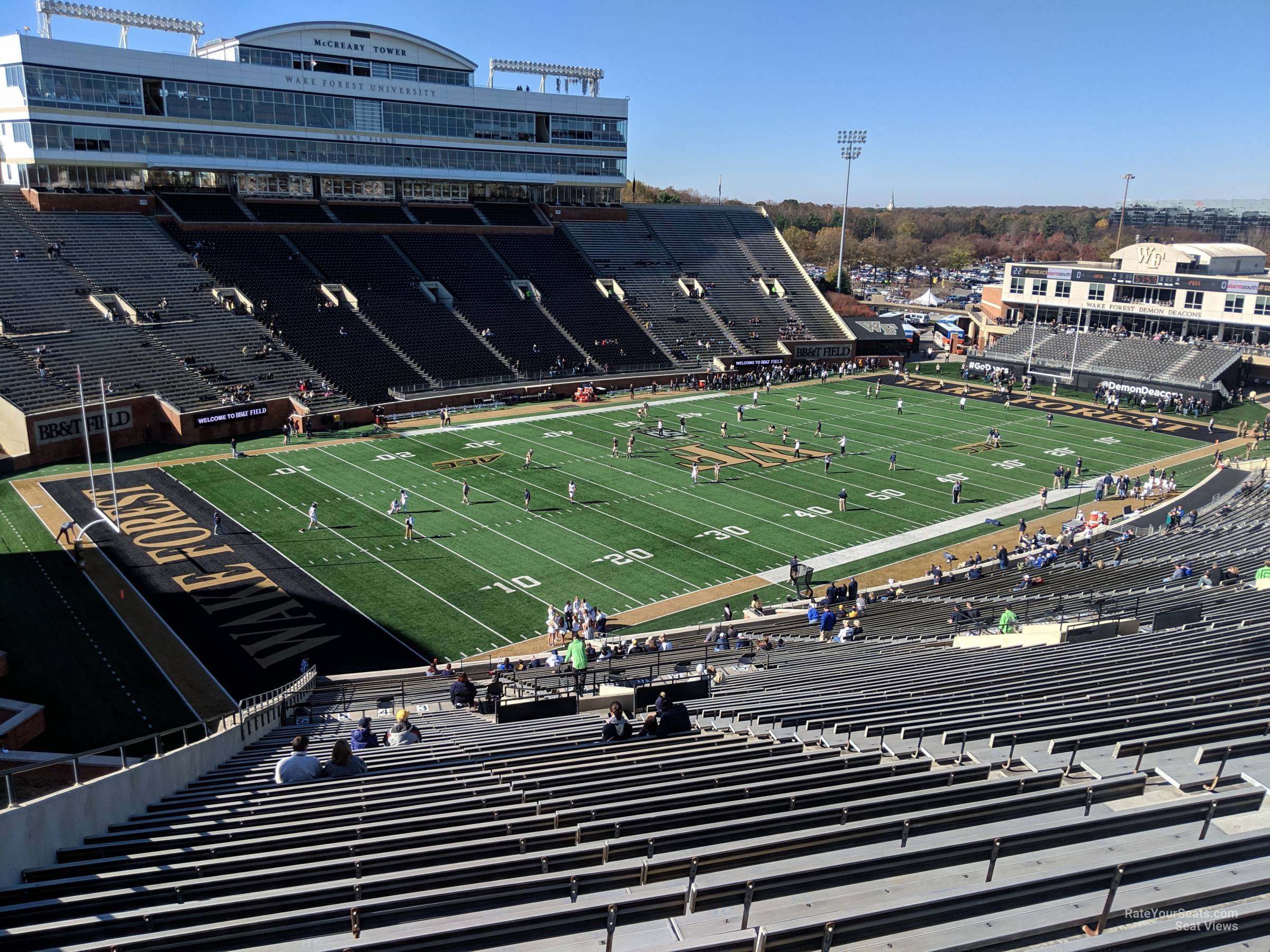 section 11, row mmm seat view  - allegacy federal credit union stadium