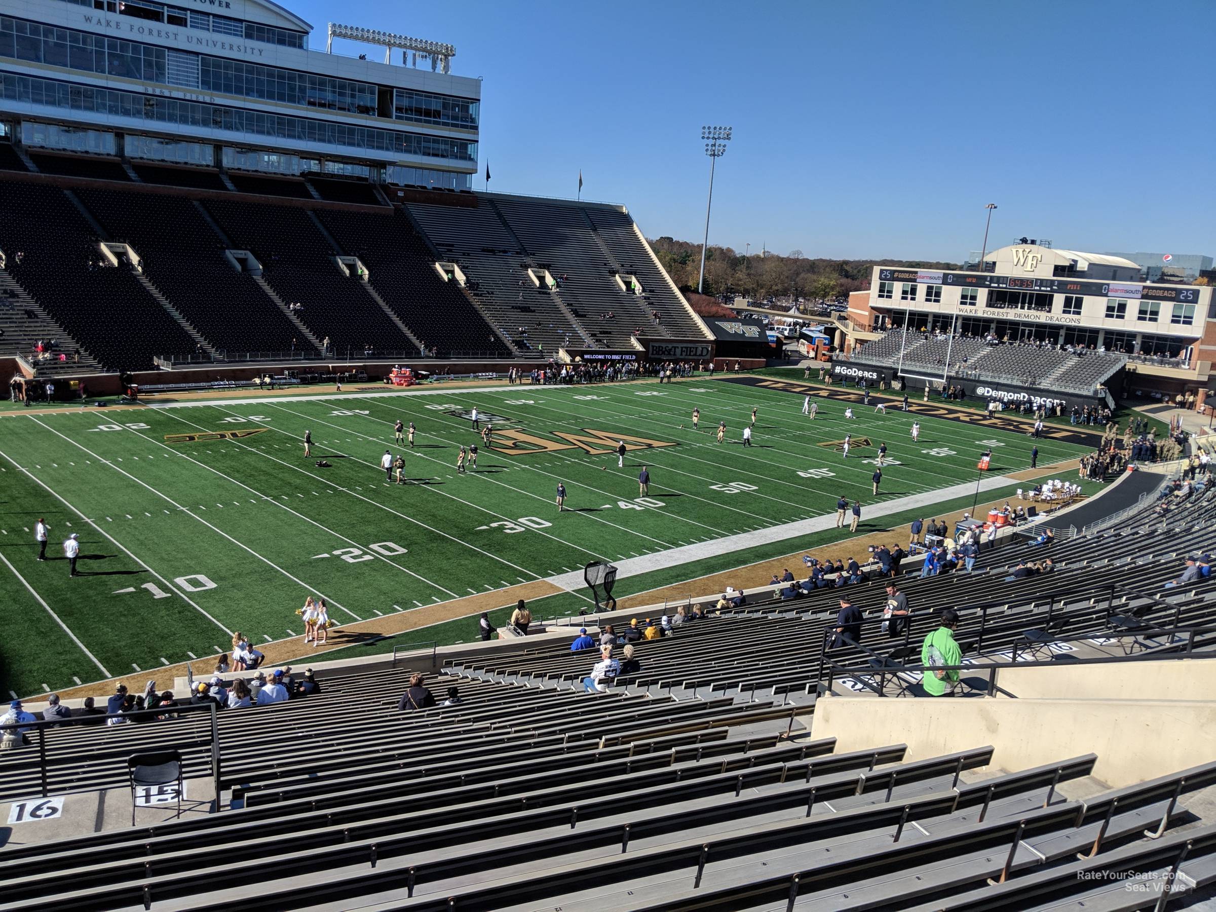 section 12, row pp seat view  - allegacy federal credit union stadium