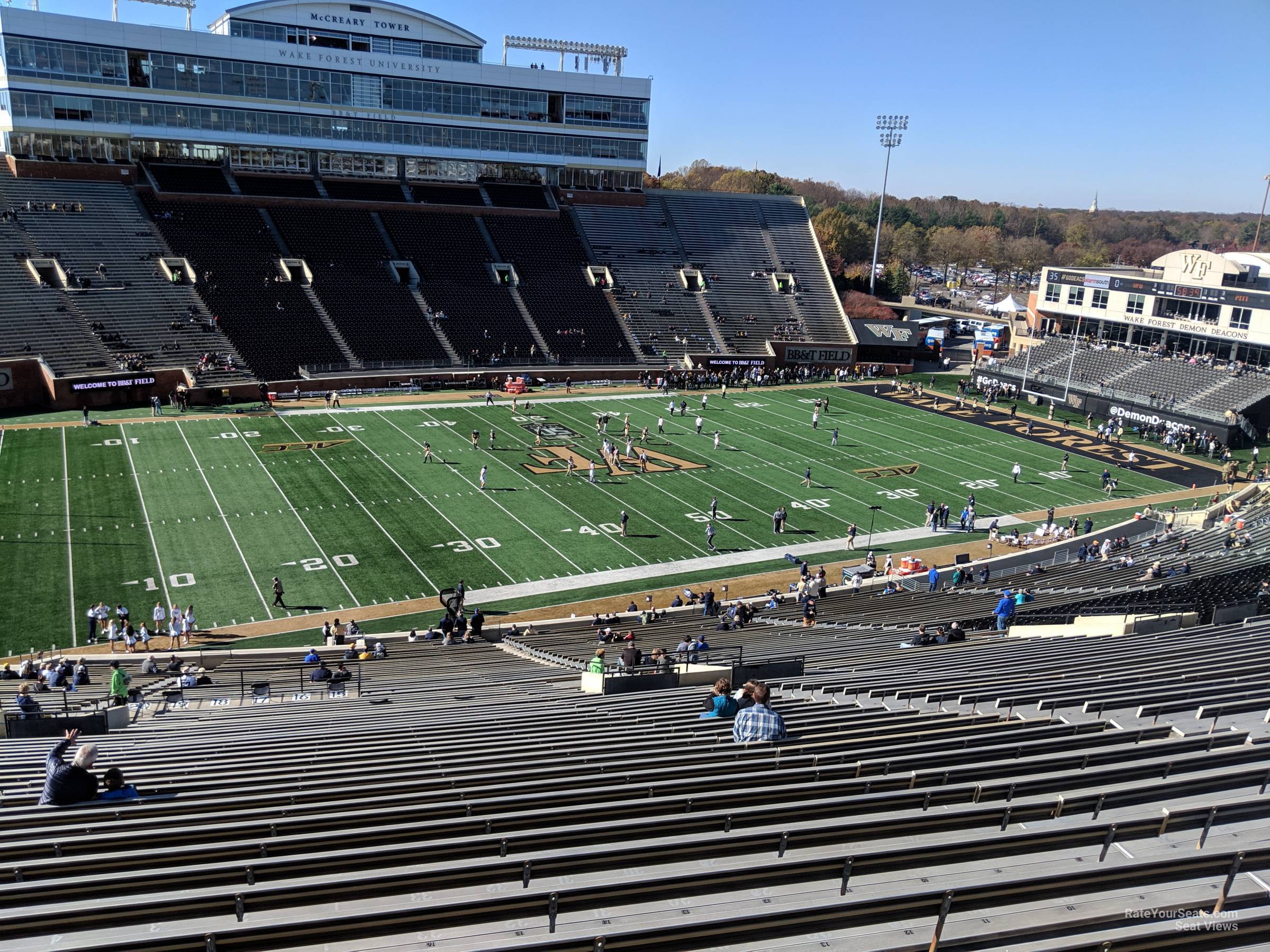 section 13, row mmm seat view  - allegacy federal credit union stadium