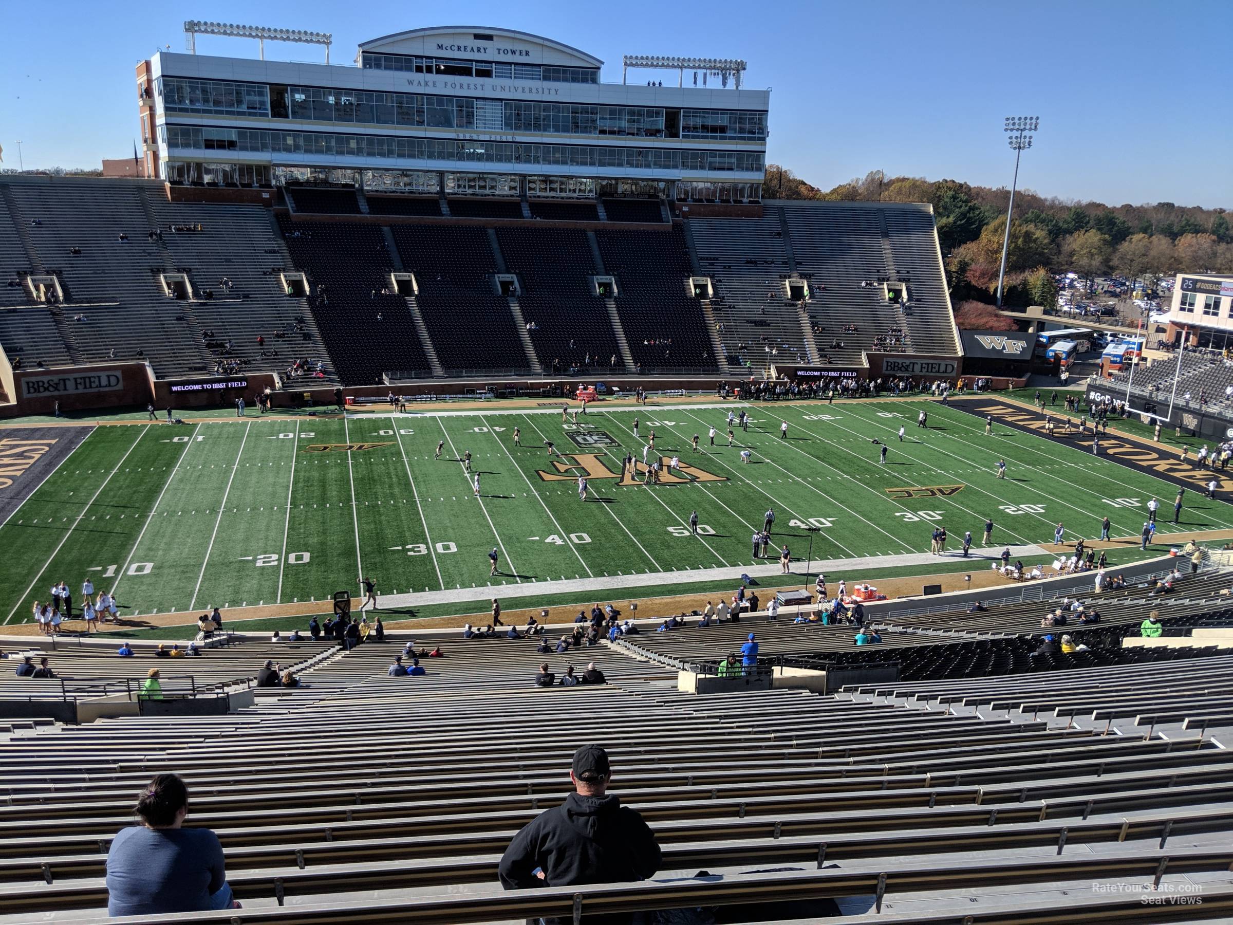 section 14, row mmm seat view  - allegacy federal credit union stadium