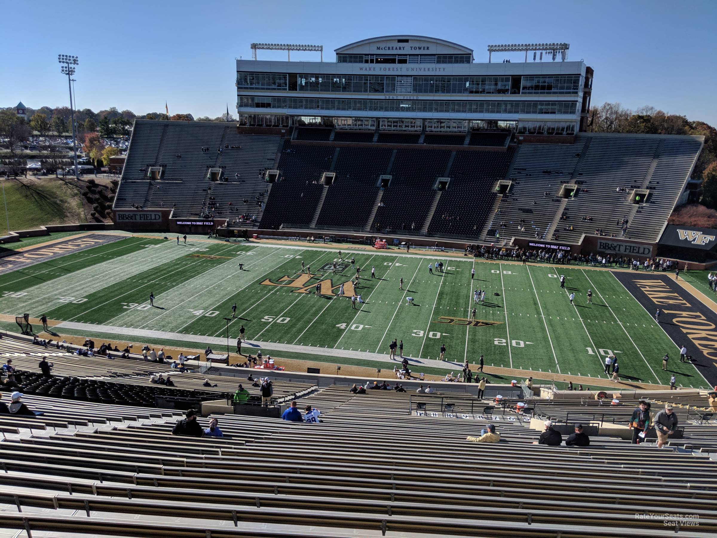 Wake Forest Football Stadium Seating Chart With Rows