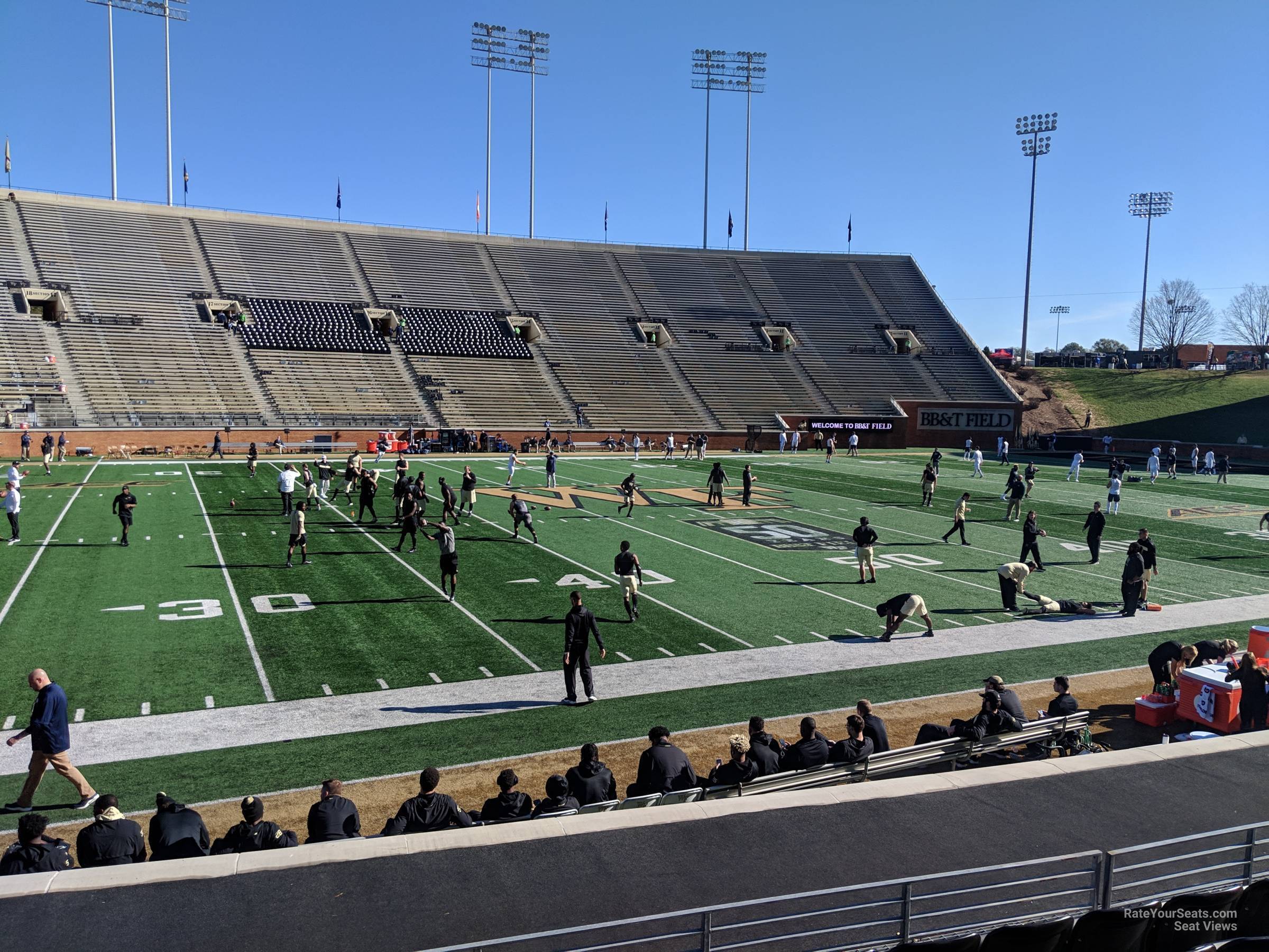 section 4, row l seat view - allegacy federal credit union stadium