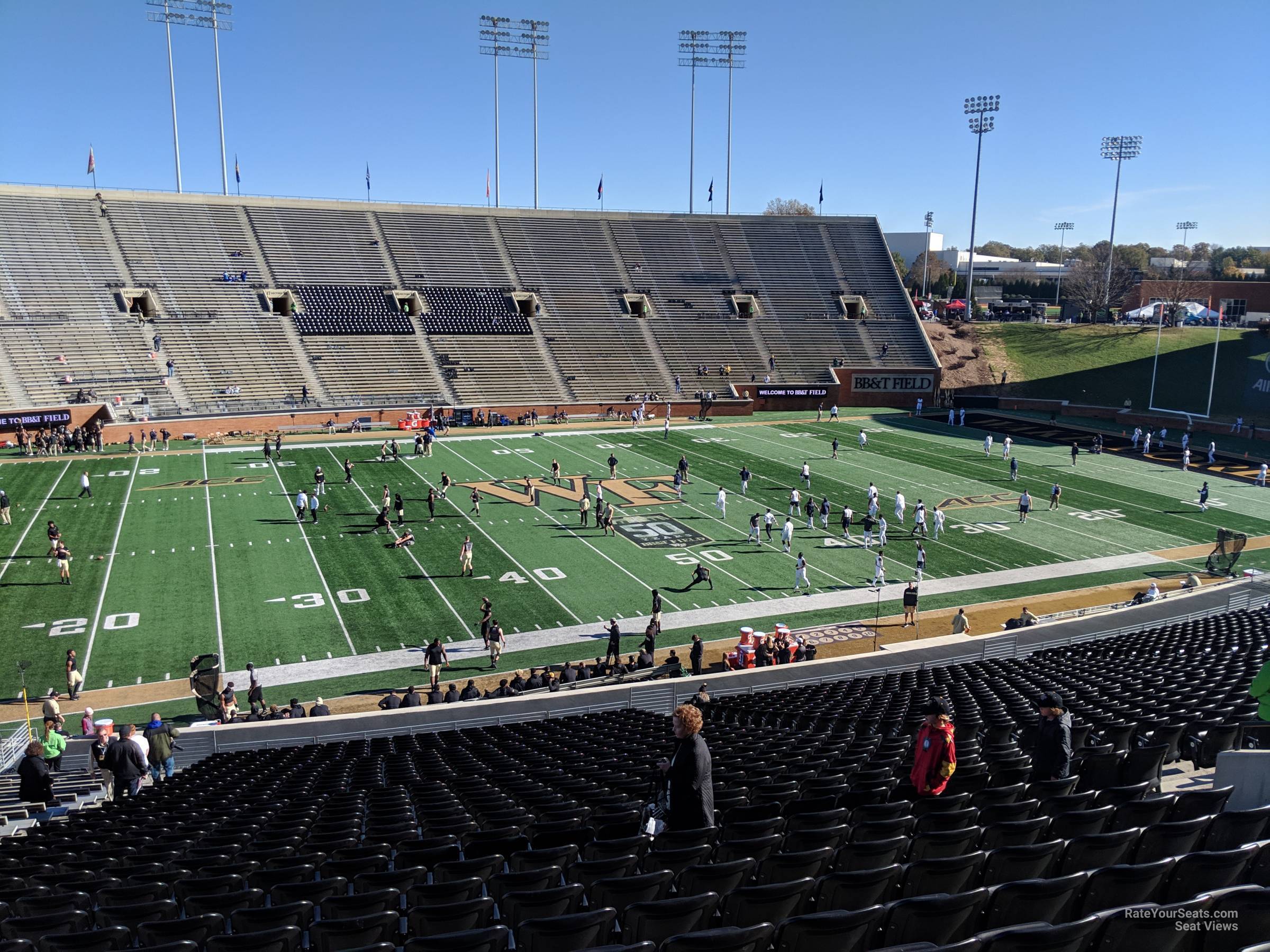 section 4, row oo seat view - allegacy federal credit union stadium