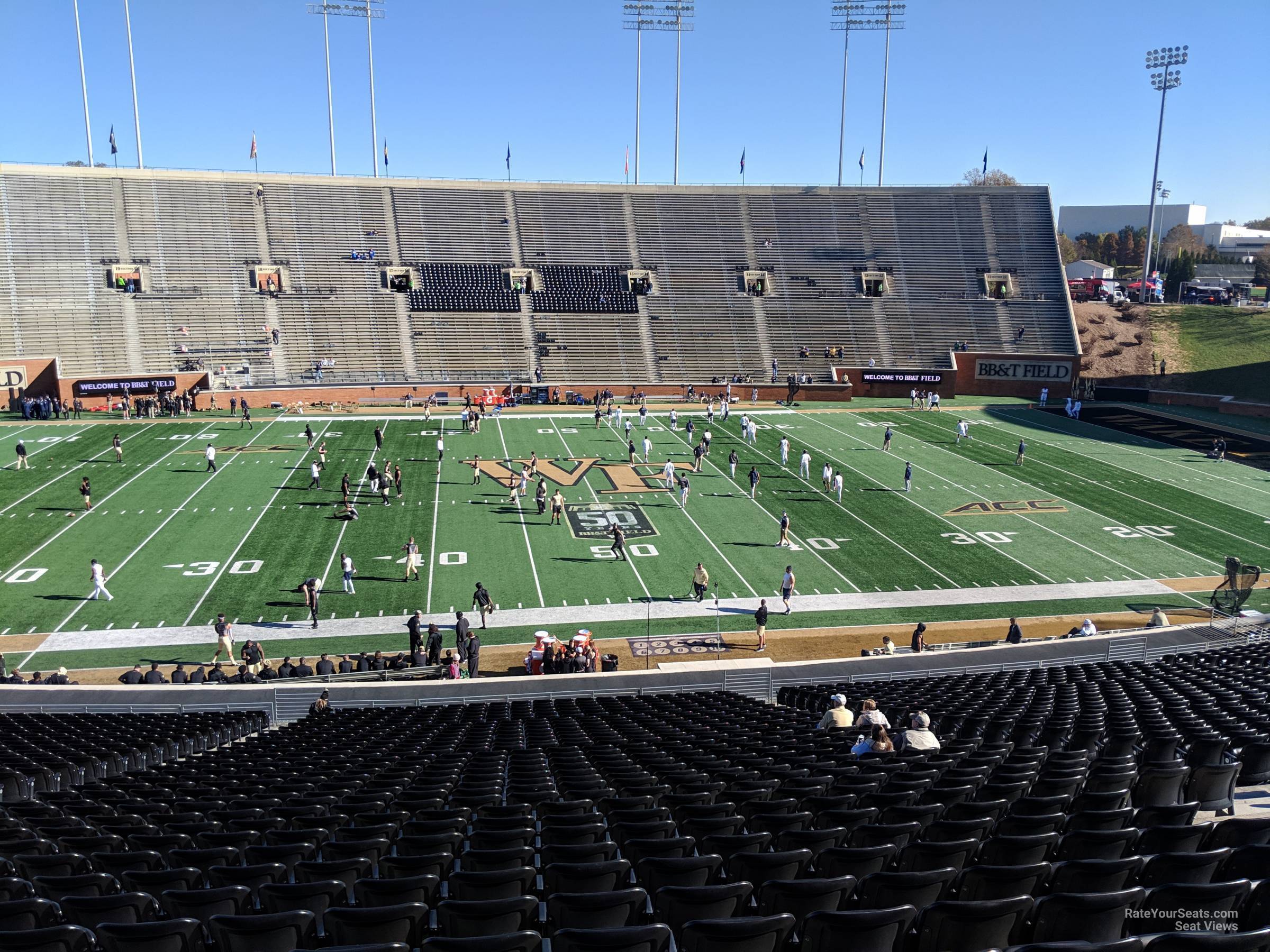 section 5, row oo seat view  - allegacy federal credit union stadium