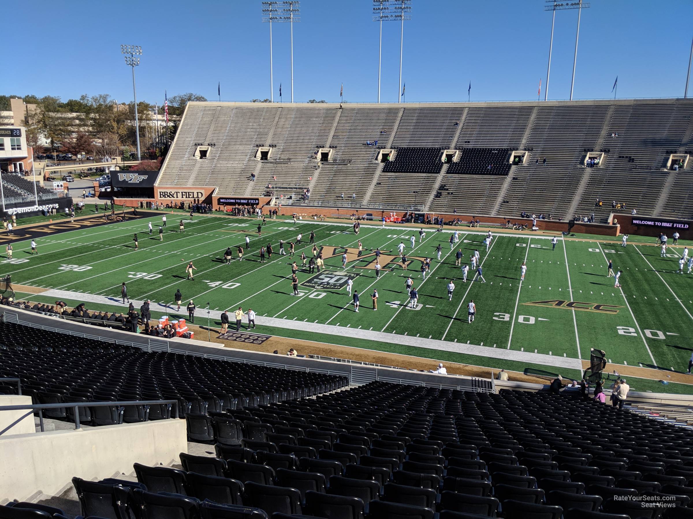 section 7, row oo seat view  - allegacy federal credit union stadium