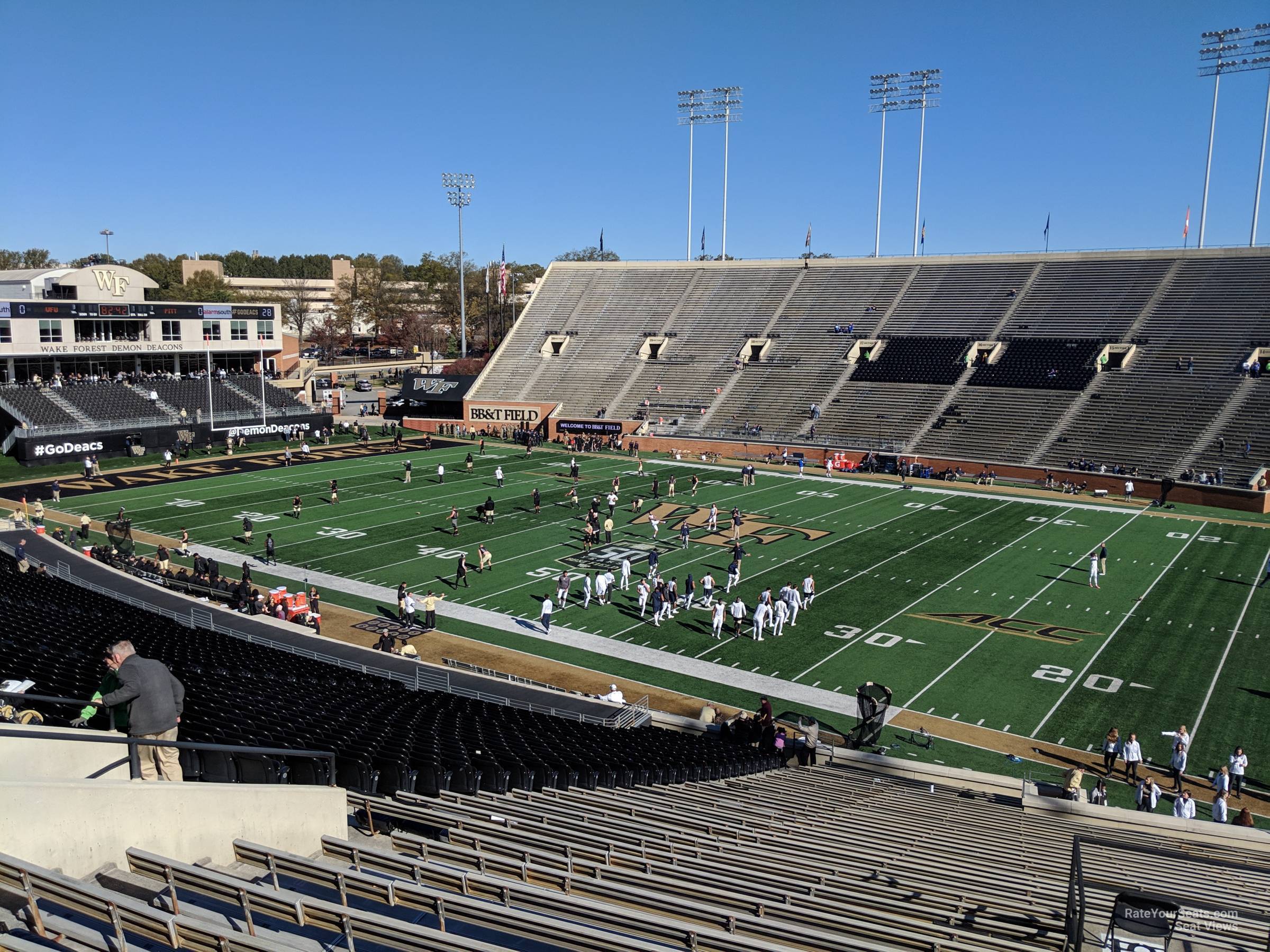 section 8, row oo seat view  - allegacy federal credit union stadium