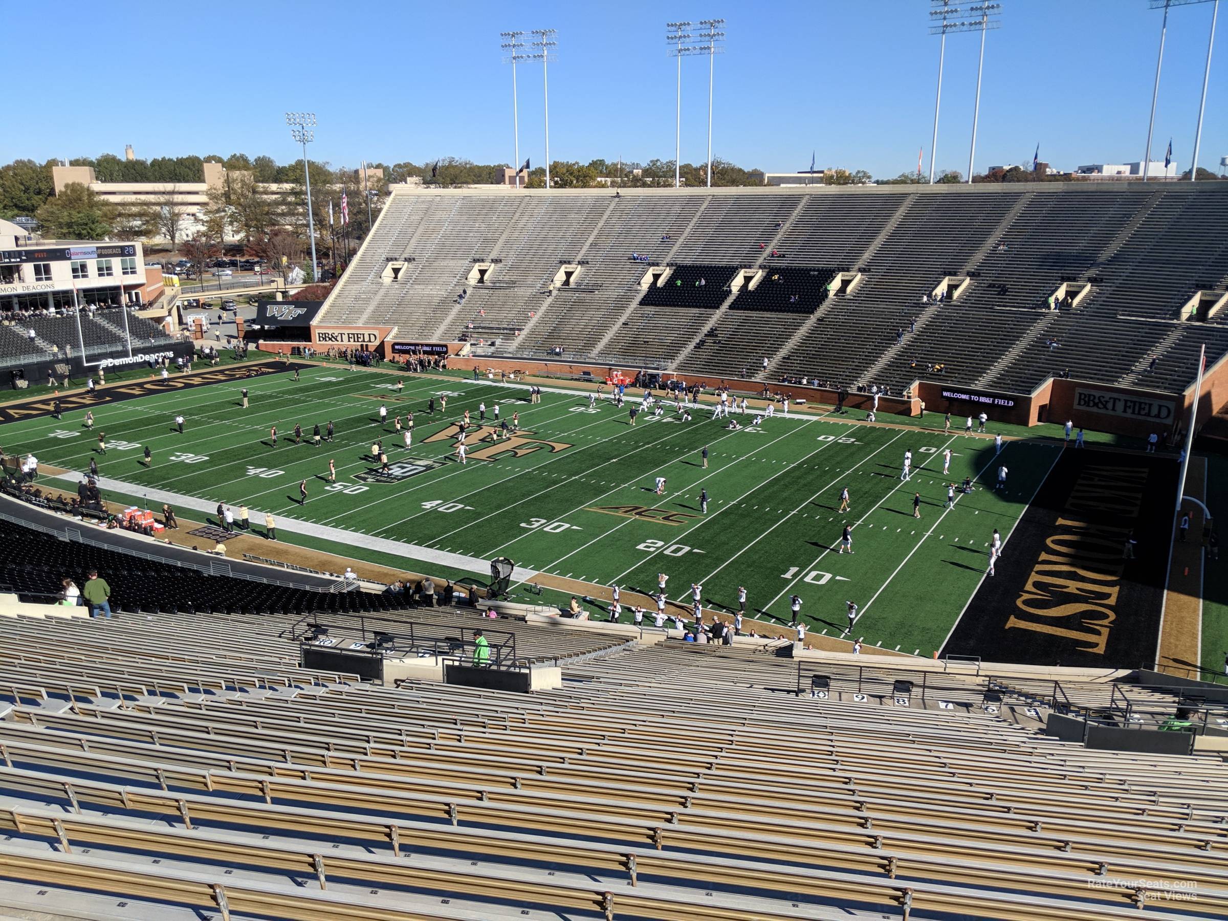 section 9, row hhh seat view  - allegacy federal credit union stadium