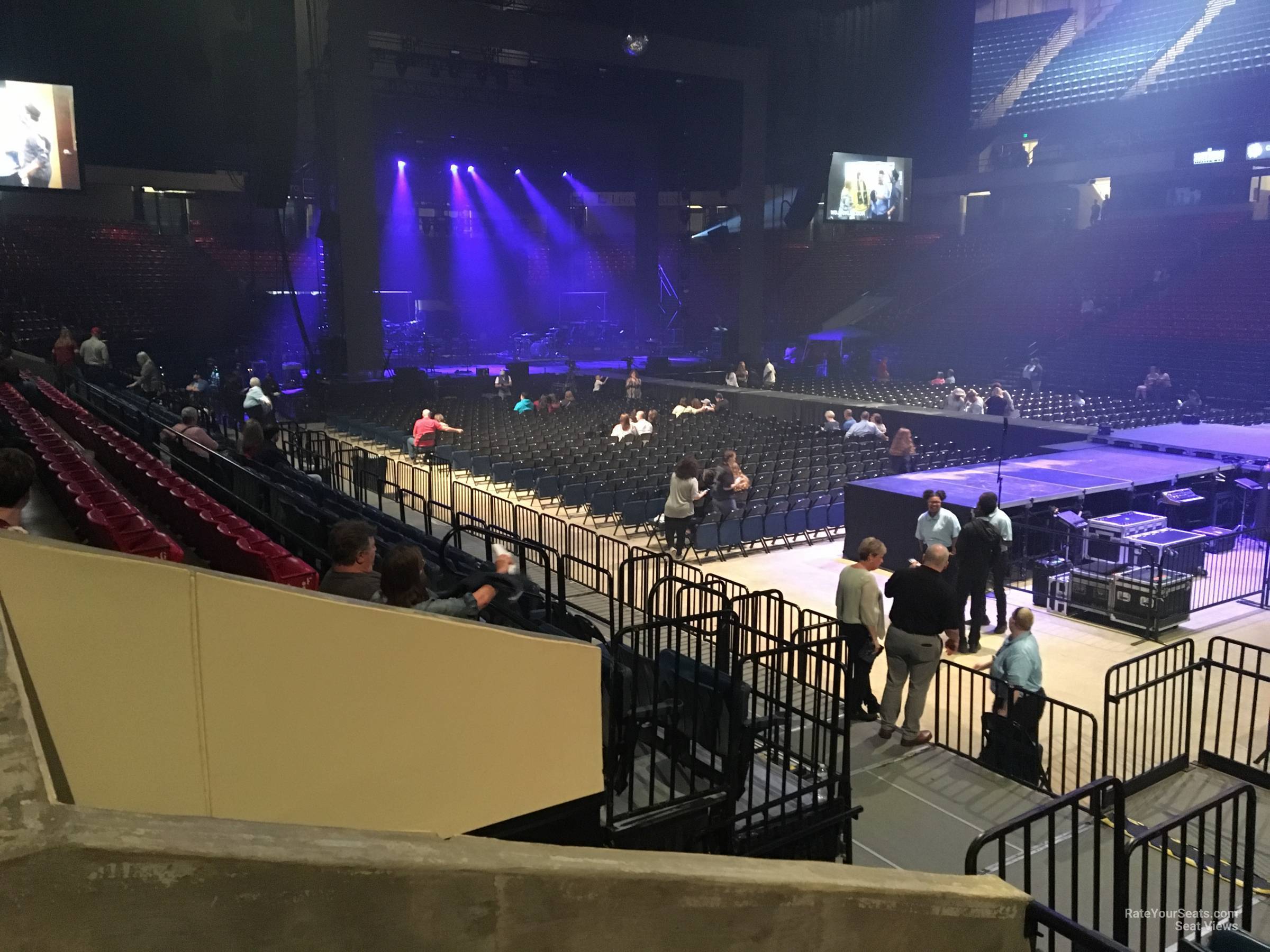 section 128, row h seat view  - legacy arena at the bjcc