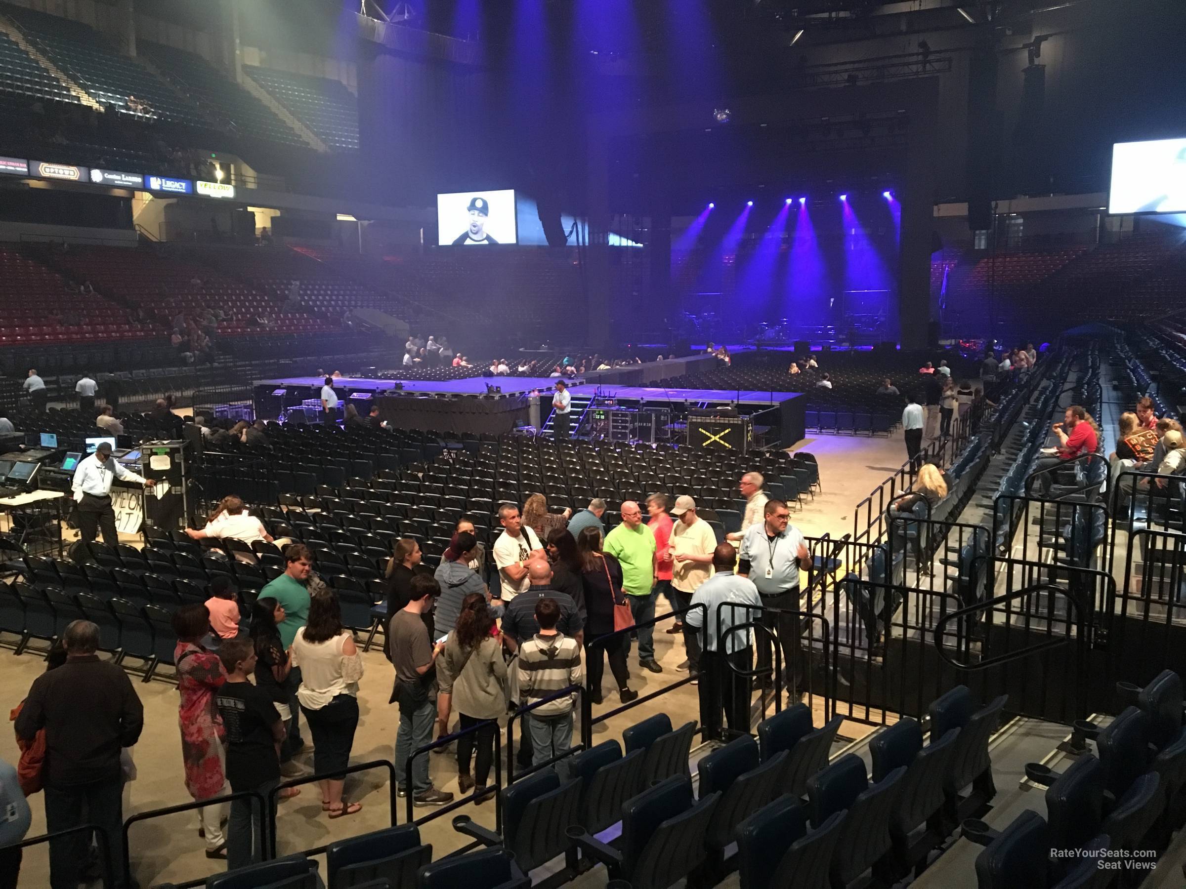 section 118, row h seat view  - legacy arena at the bjcc