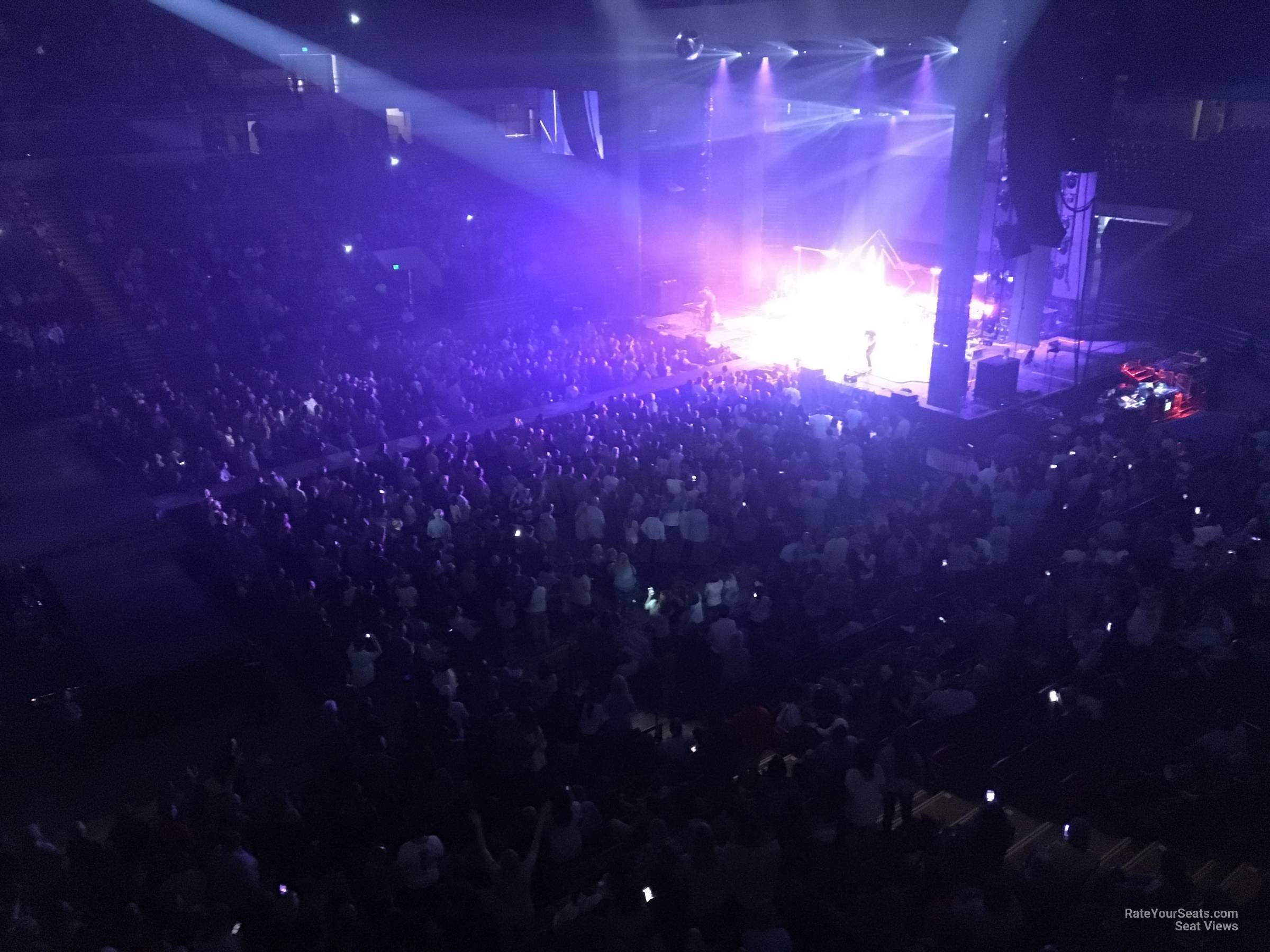 section 215, row c seat view  for concert - legacy arena at the bjcc