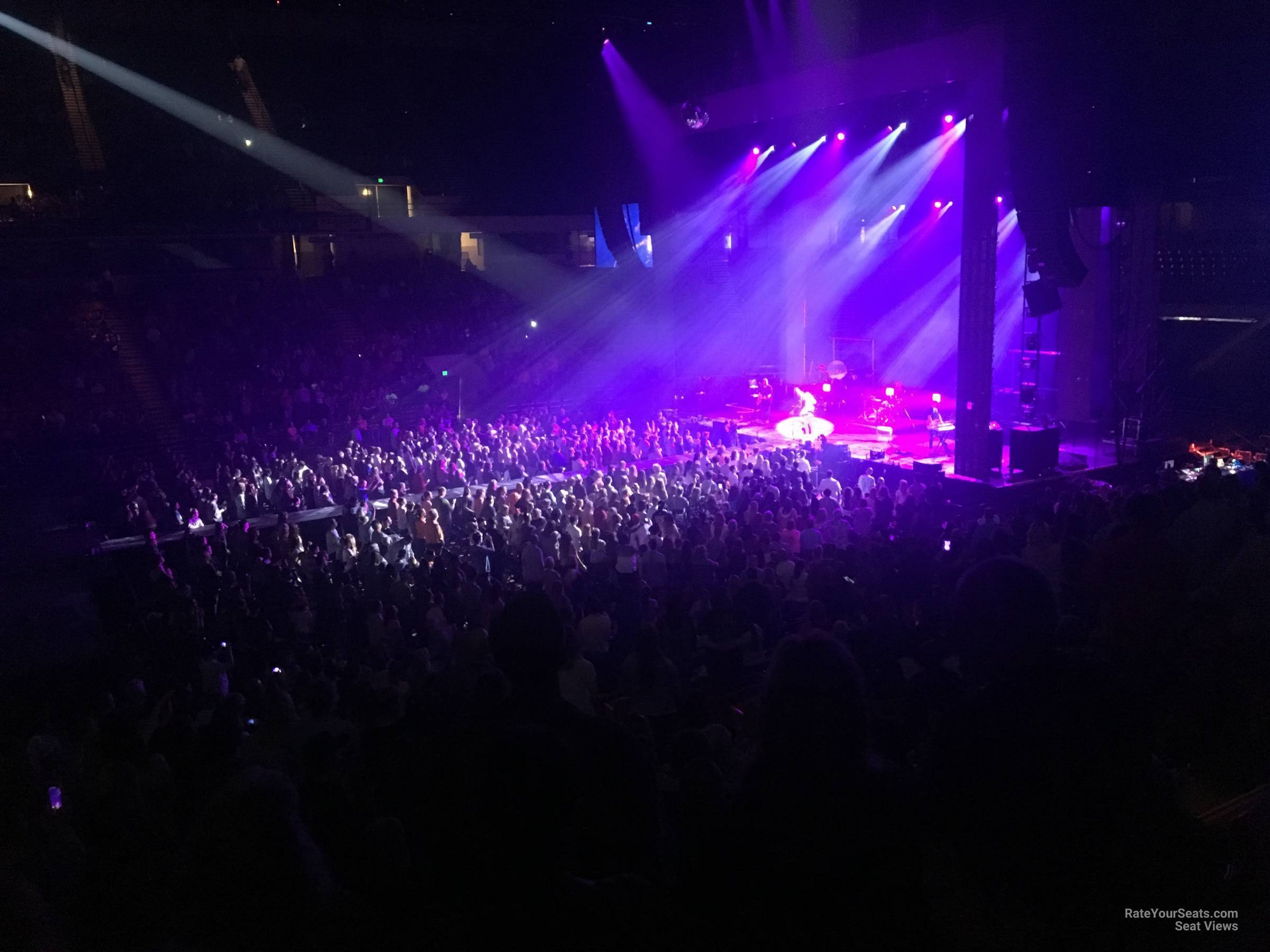 section 114, row t seat view  for concert - legacy arena at the bjcc