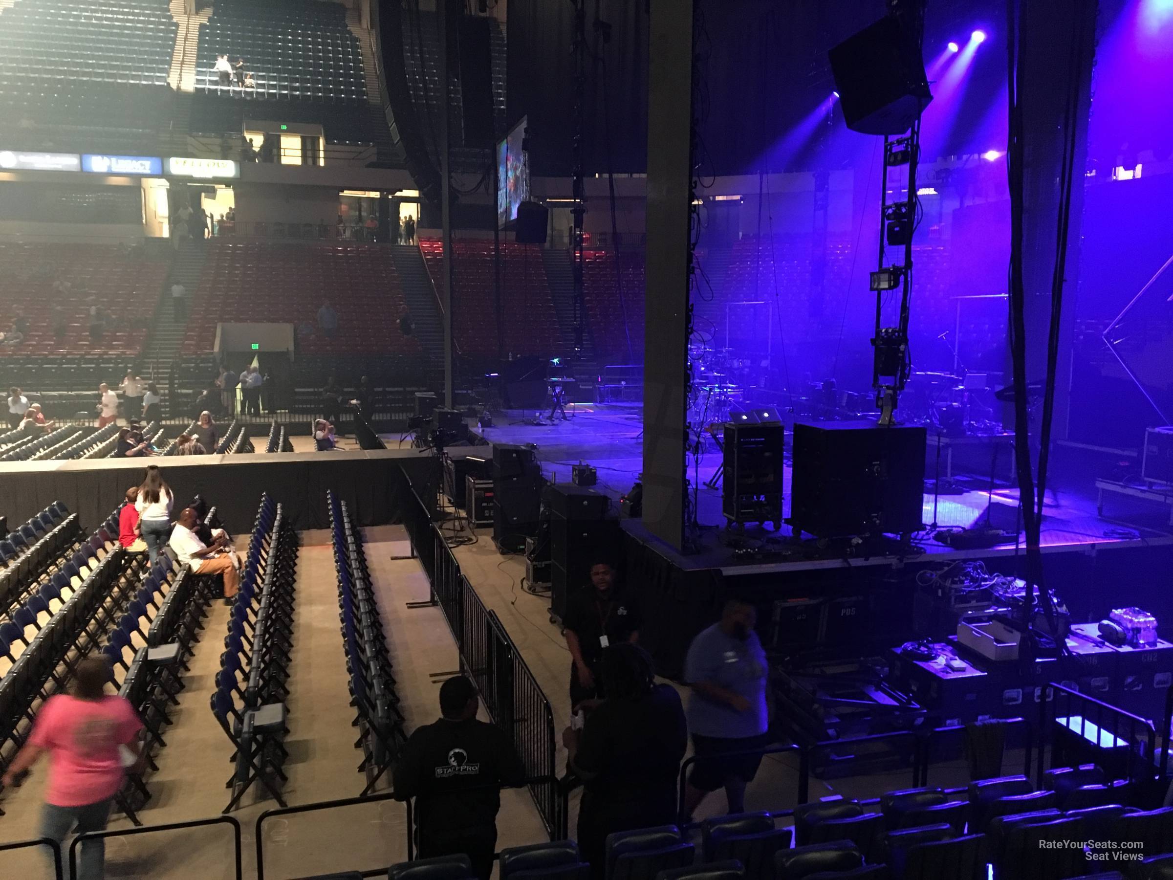 section 112, row h seat view for concert - legacy arena at the bjcc