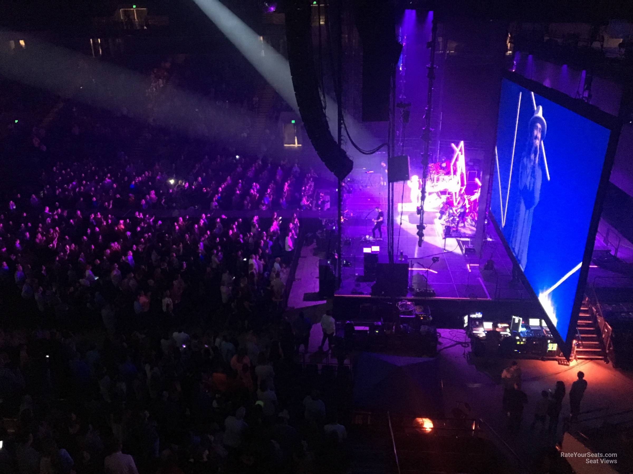 section 212, row a seat view  for concert - legacy arena at the bjcc