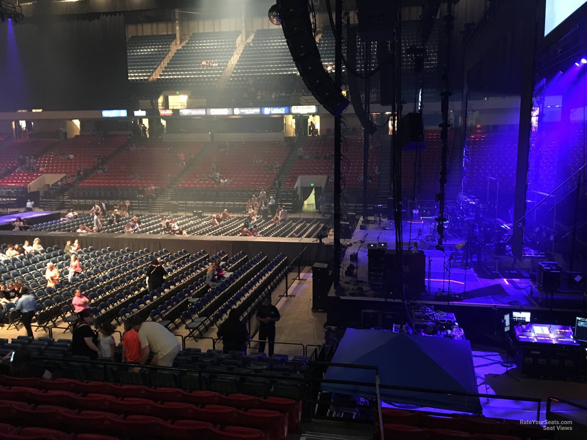 section 111, row p seat view  - legacy arena at the bjcc