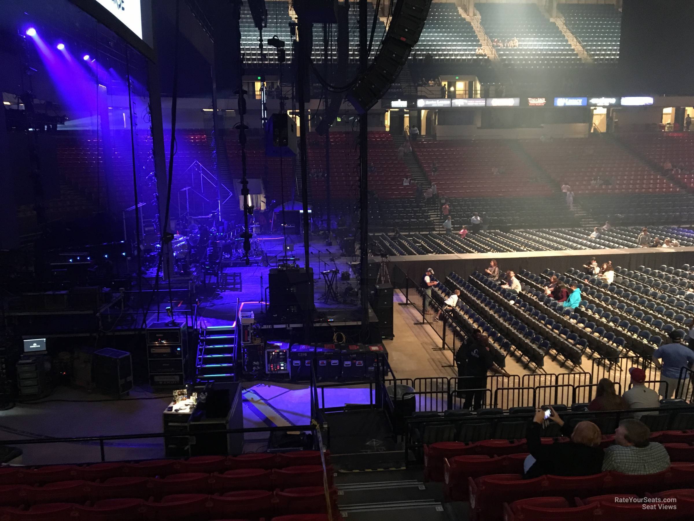 section 132, row p seat view  - legacy arena at the bjcc